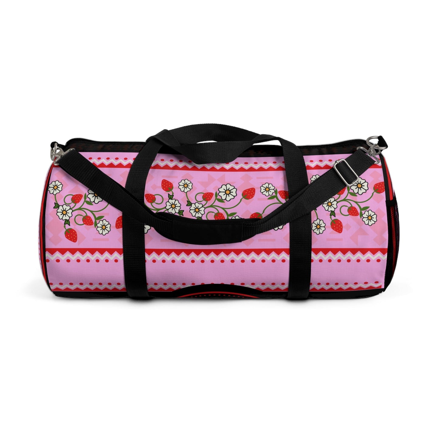 Strawberry HeartBerry Duffel Bag - Nikikw Designs