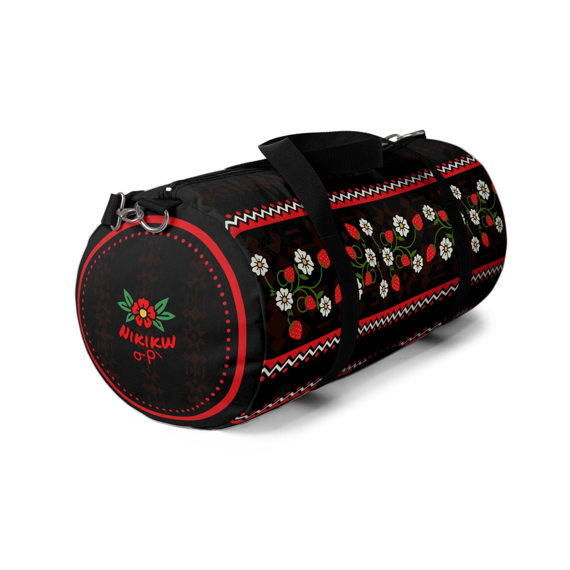 Strawberry HeartBerry Duffel Bag - Nikikw Designs