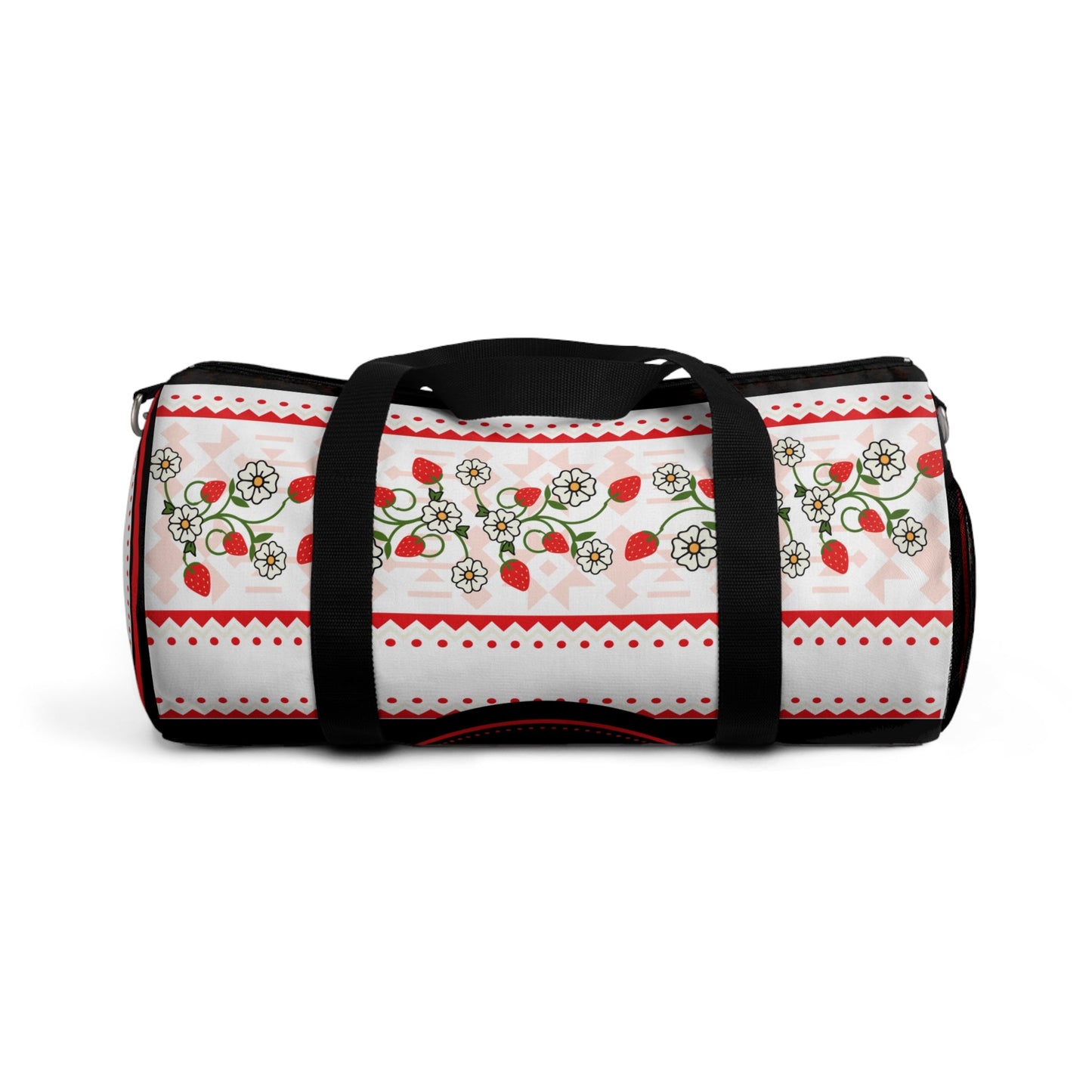 Strawberry HeartBerry Duffel Bag - Nikikw Designs