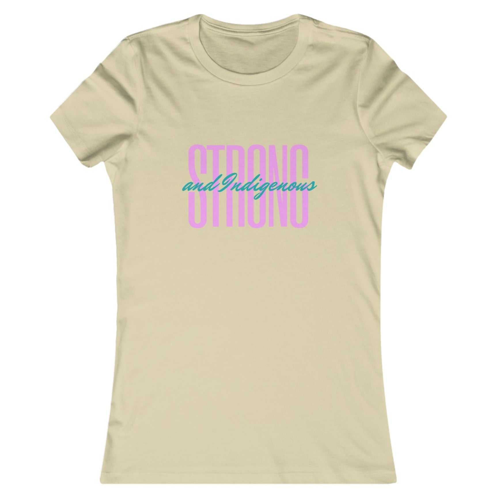 Strong Indigenous Women's Favorite Tee - Nikikw Designs