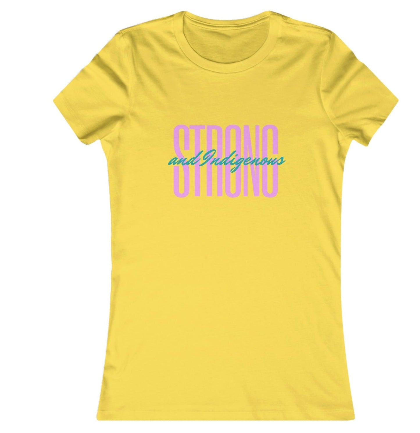 Strong Indigenous Women's Favorite Tee - Nikikw Designs