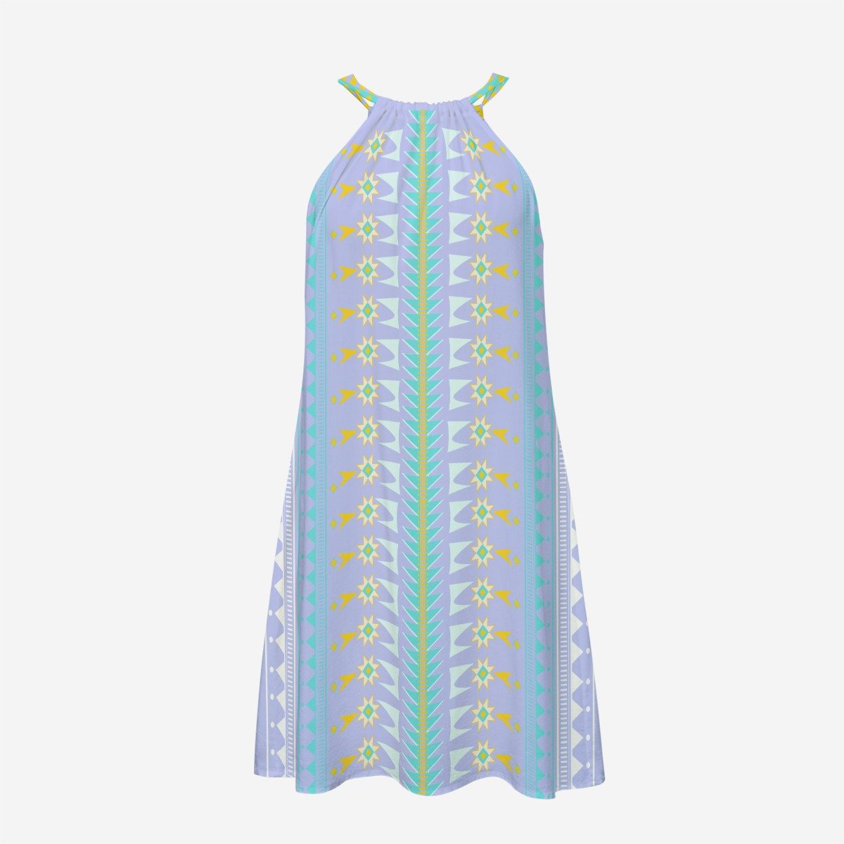 Summer nîpin ᓃᐱᐣ Halter Rayon Dress - Nikikw Designs