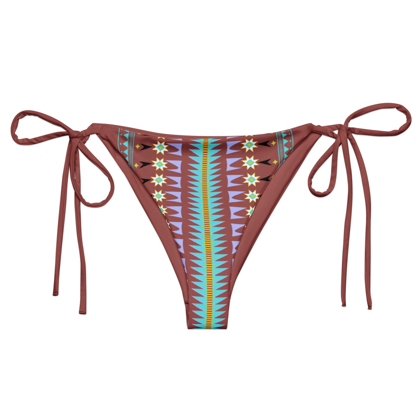 Tail Feather recycled string bikini bottom - Nikikw Designs