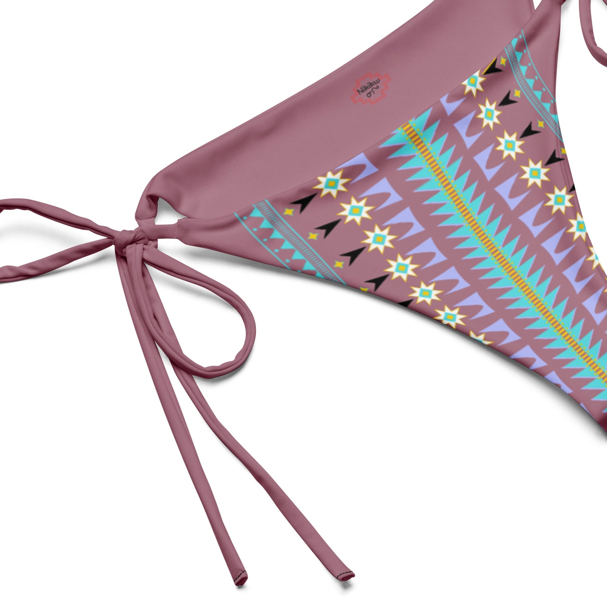 Tail Feather recycled string bikini bottom - Nikikw Designs