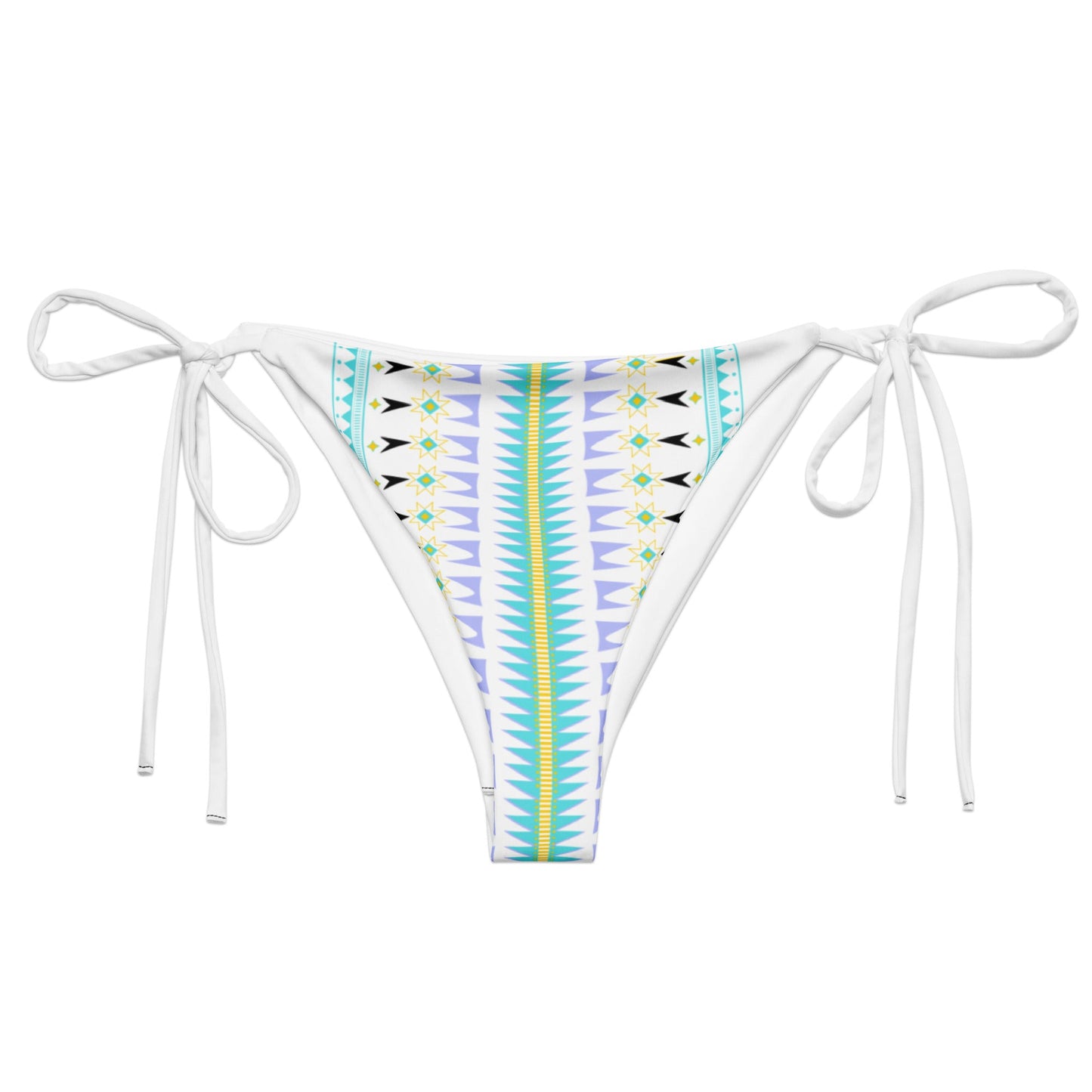 Tail Feather recycled string bikini bottom - Nikikw Designs