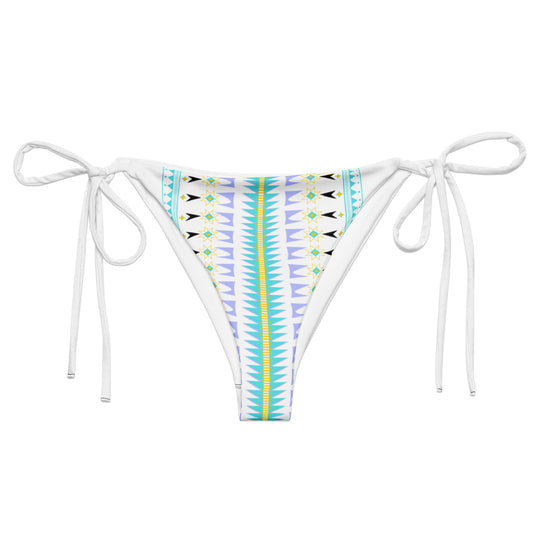 Tail Feather recycled string bikini bottom - Nikikw Designs