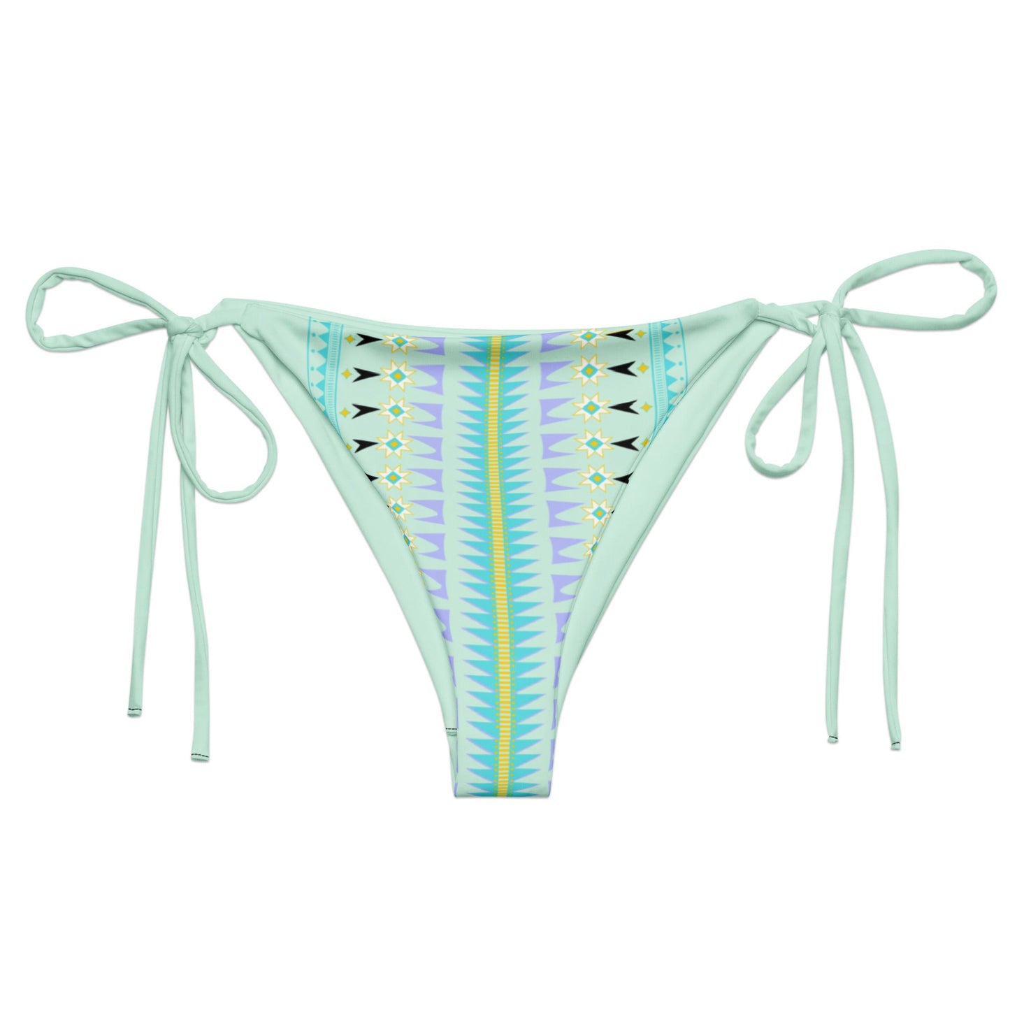 Tail Feather recycled string bikini bottom - Nikikw Designs