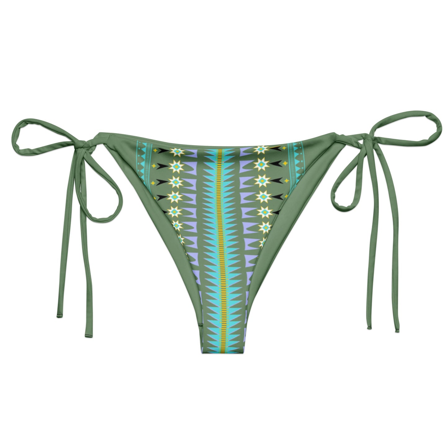 Tail Feather recycled string bikini bottom - Nikikw Designs