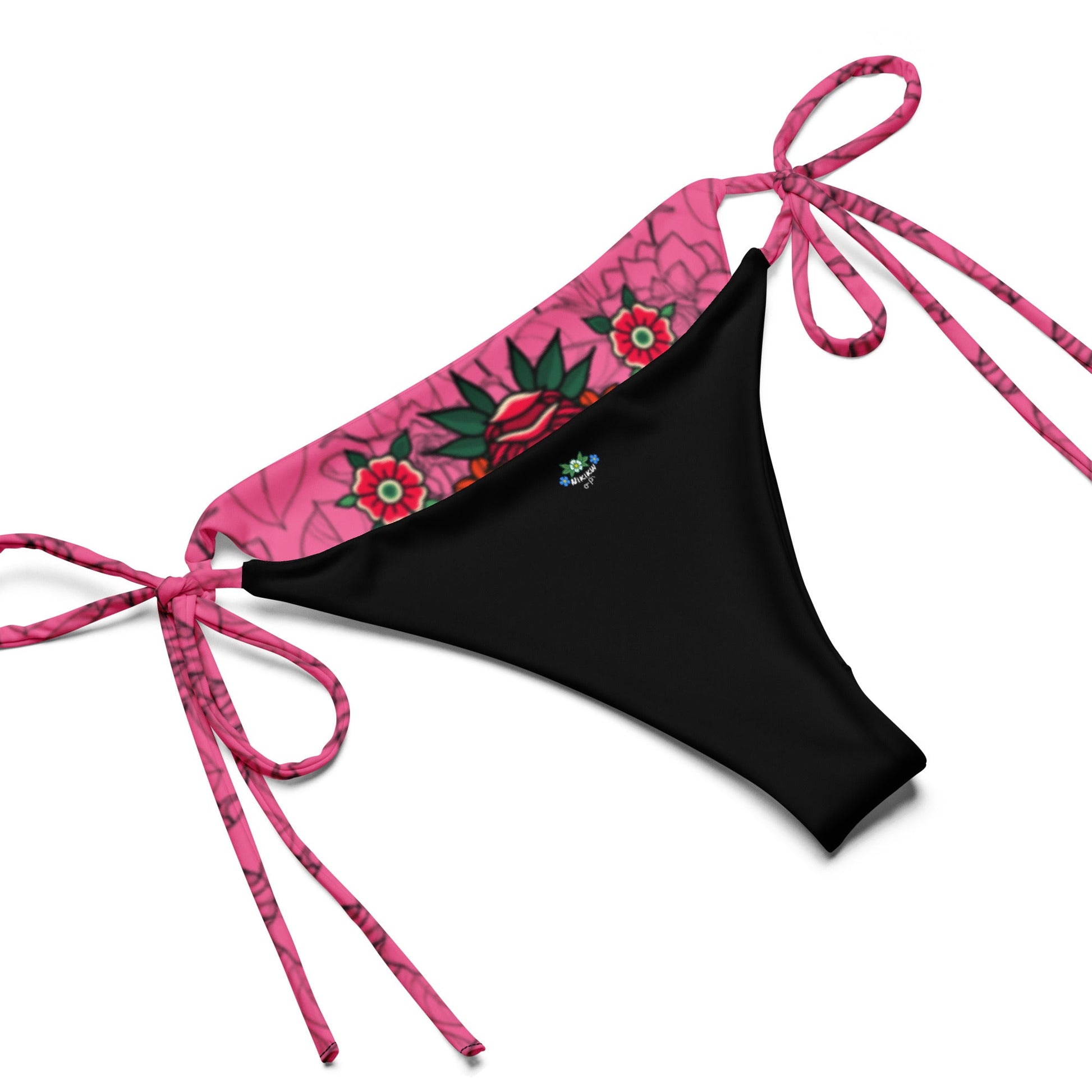 Tatty Land Back recycled string bikini - Nikikw Designs