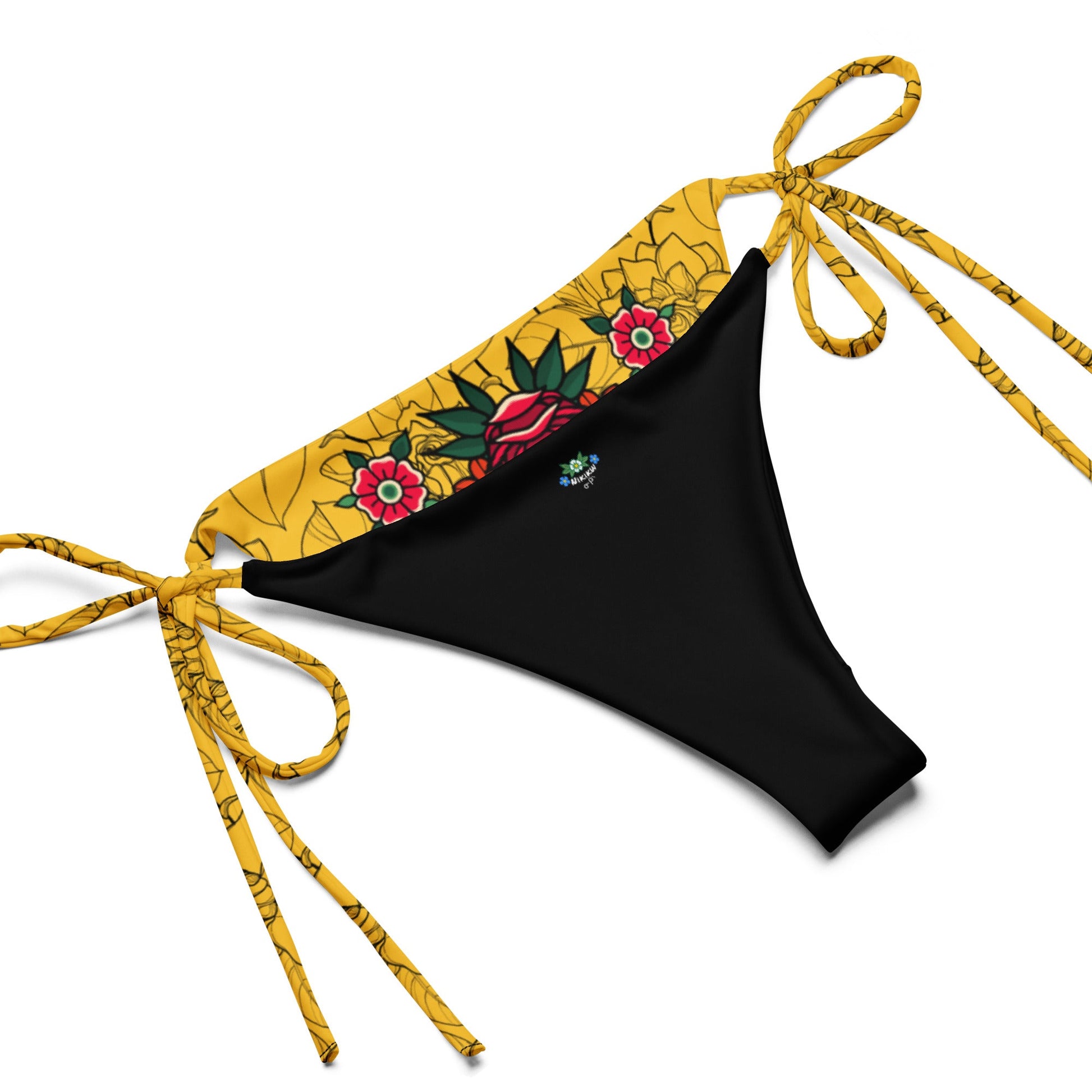 Tatty Land Back recycled string bikini - Nikikw Designs