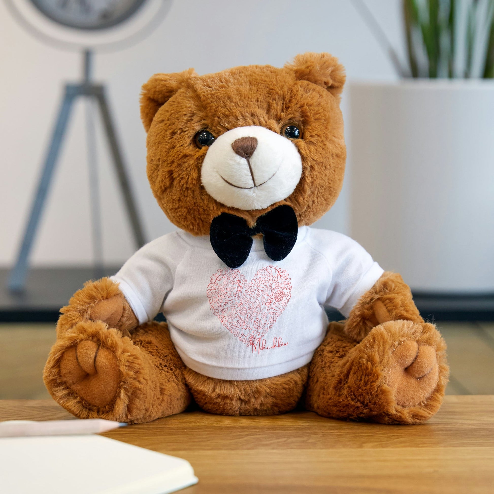 Teddy Bear Cree Môhcohkêw ᒨᐦᒍᐦᑫᐤ VAI s/he uses love medicine - Nikikw Designs