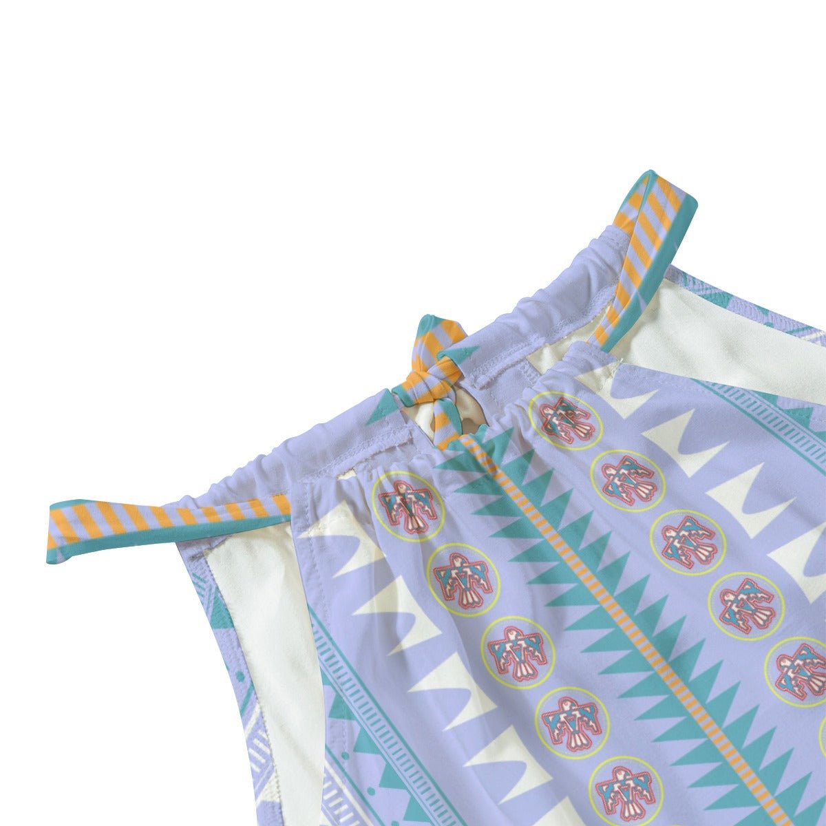 Thunderbird Summer nîpin ᓃᐱᐣ Halter Rayon Dress - Nikikw Designs