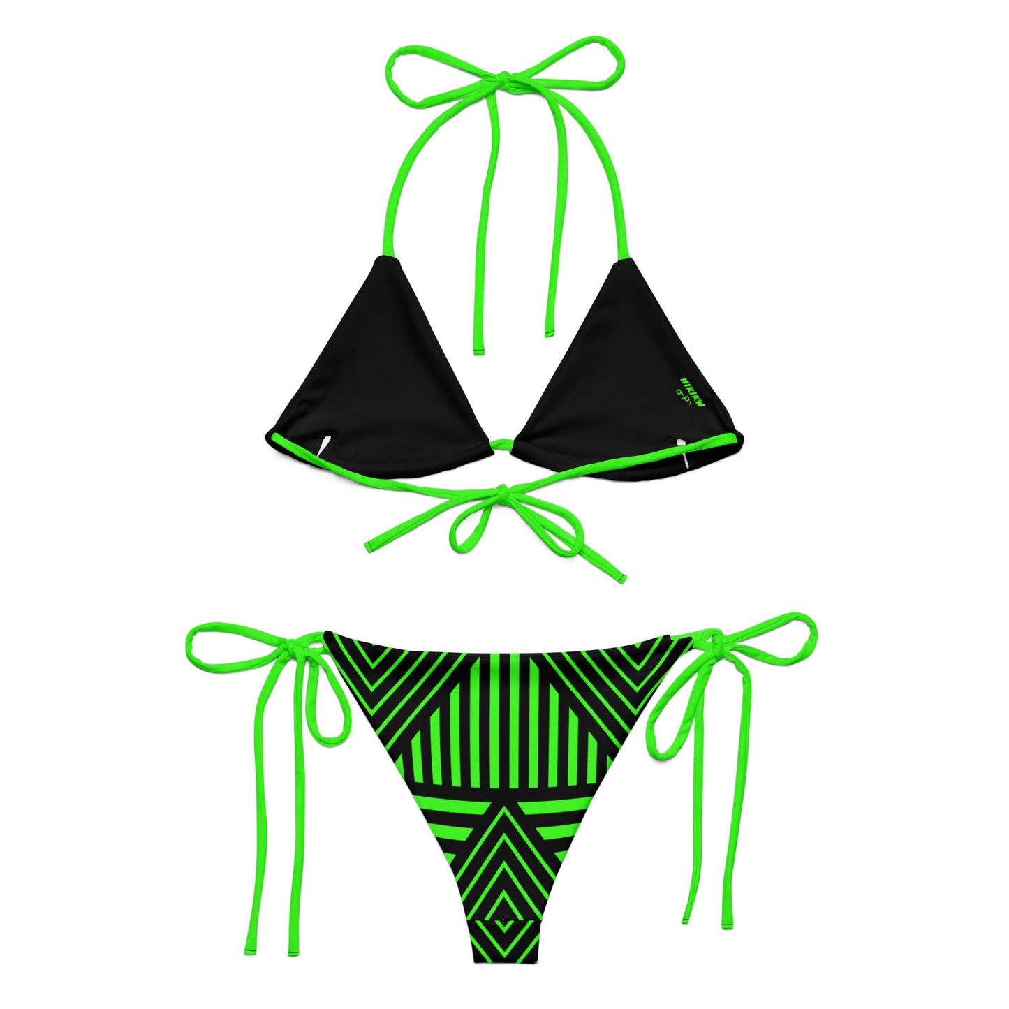 Tribal Dream recycled string bikini - Nikikw Designs