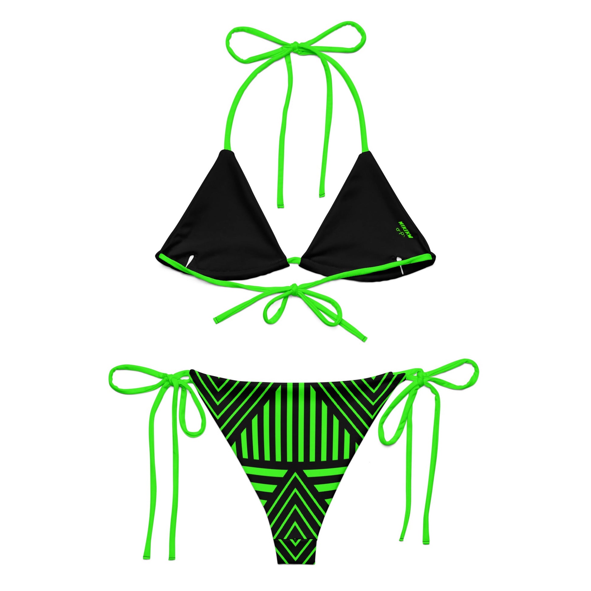 Tribal Dream recycled string bikini - Nikikw Designs