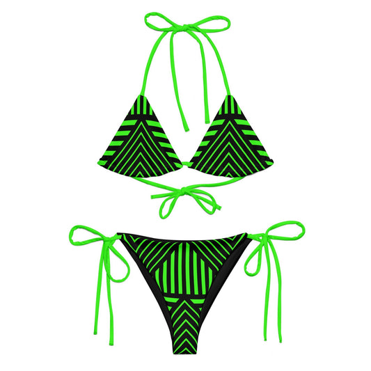 Tribal Dream recycled string bikini - Nikikw Designs