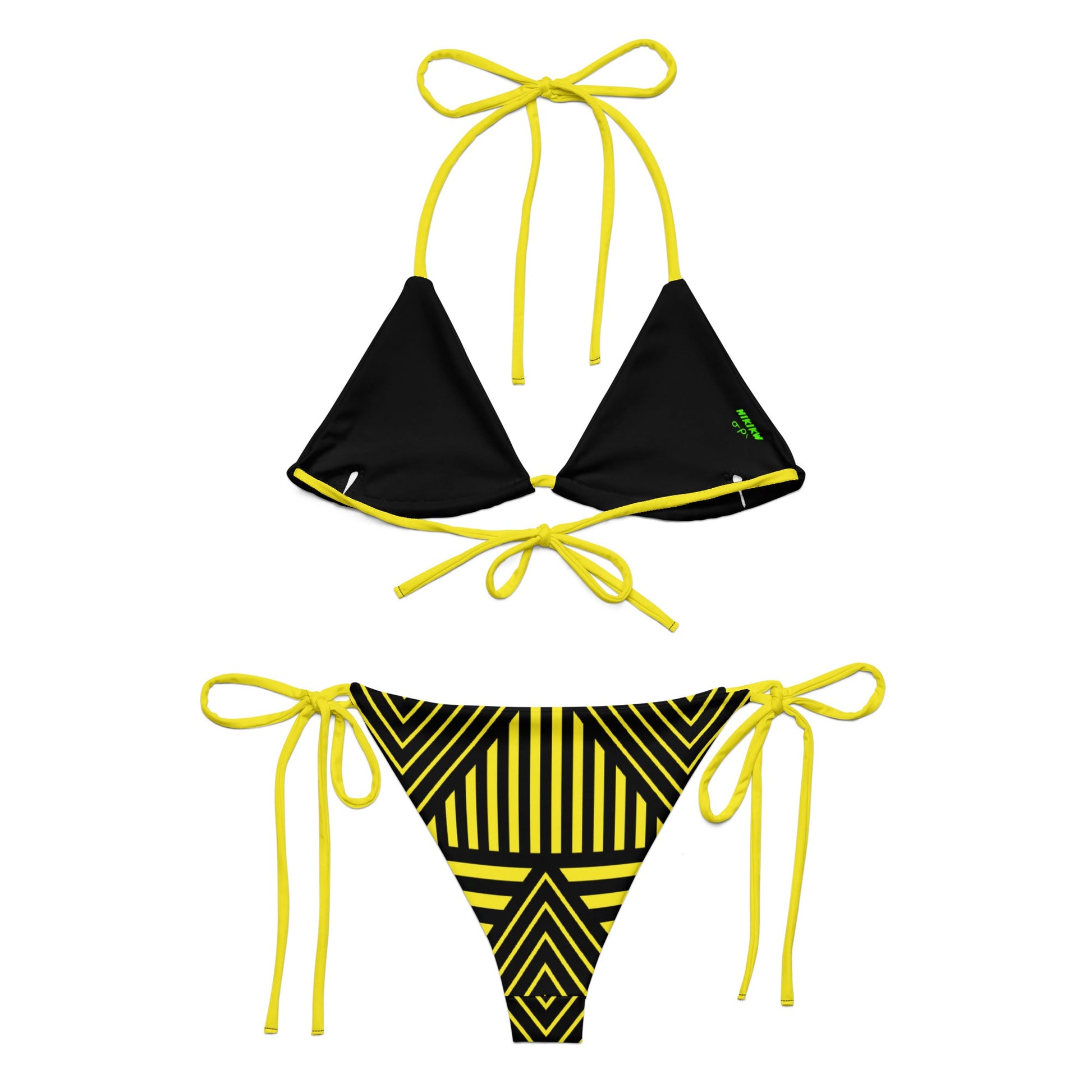 Tribal Dreams recycled string bikini - Nikikw Designs