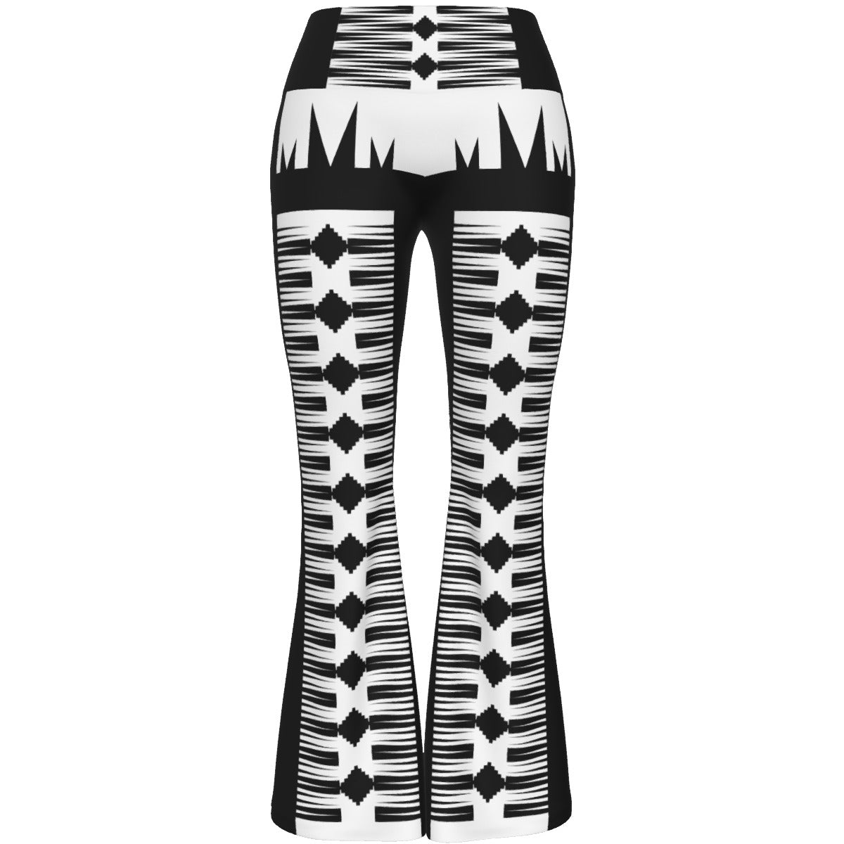 Tribal Killer Whale Flare Pants - Nikikw Designs