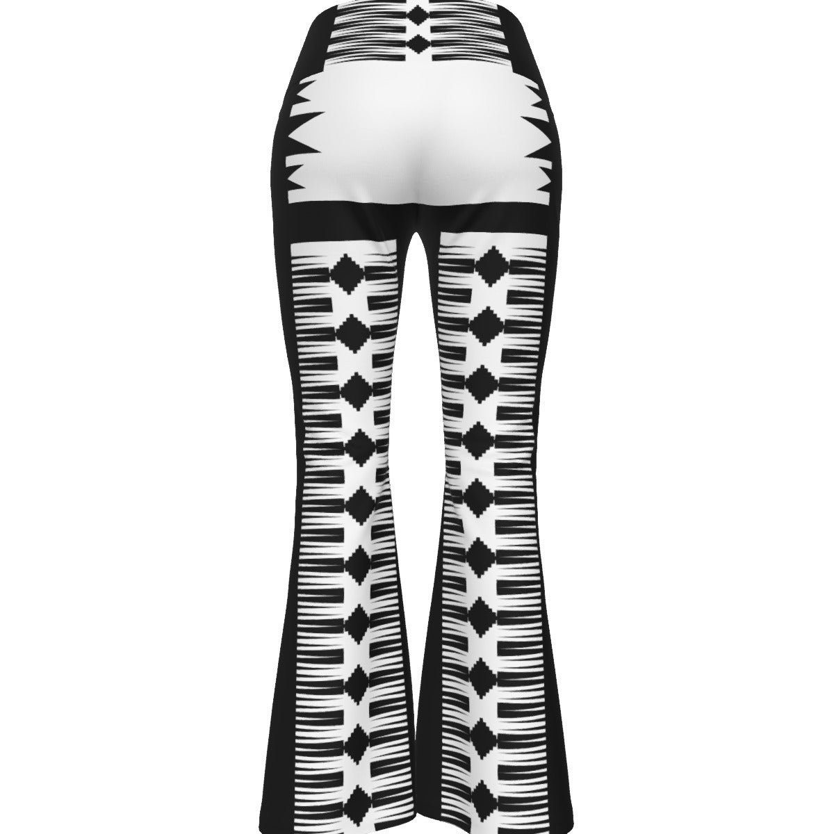 Tribal Killer Whale Flare Pants - Nikikw Designs