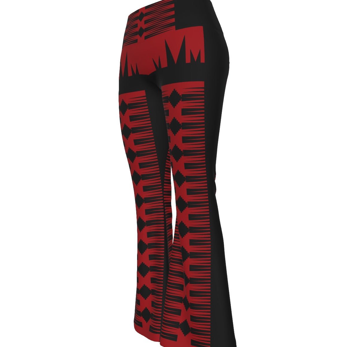 Tribal Red Flare Pants - Nikikw Designs