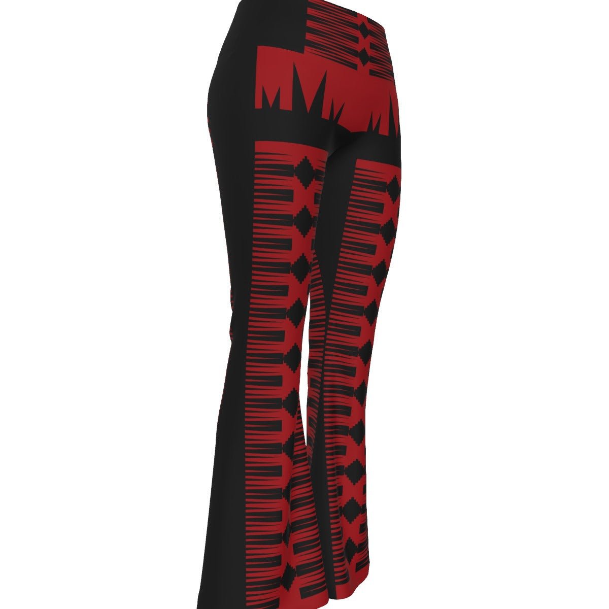 Tribal Red Flare Pants - Nikikw Designs