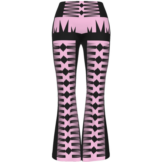 Tribal Wild Rose Flare Pants - Nikikw Designs