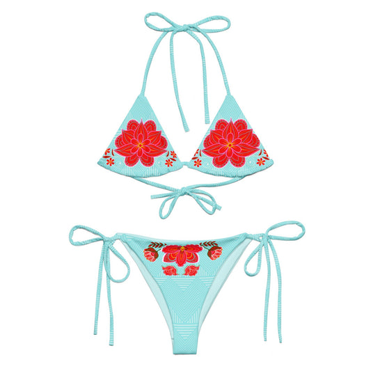 Tropical Baddie recycled string bikini - Nikikw Designs