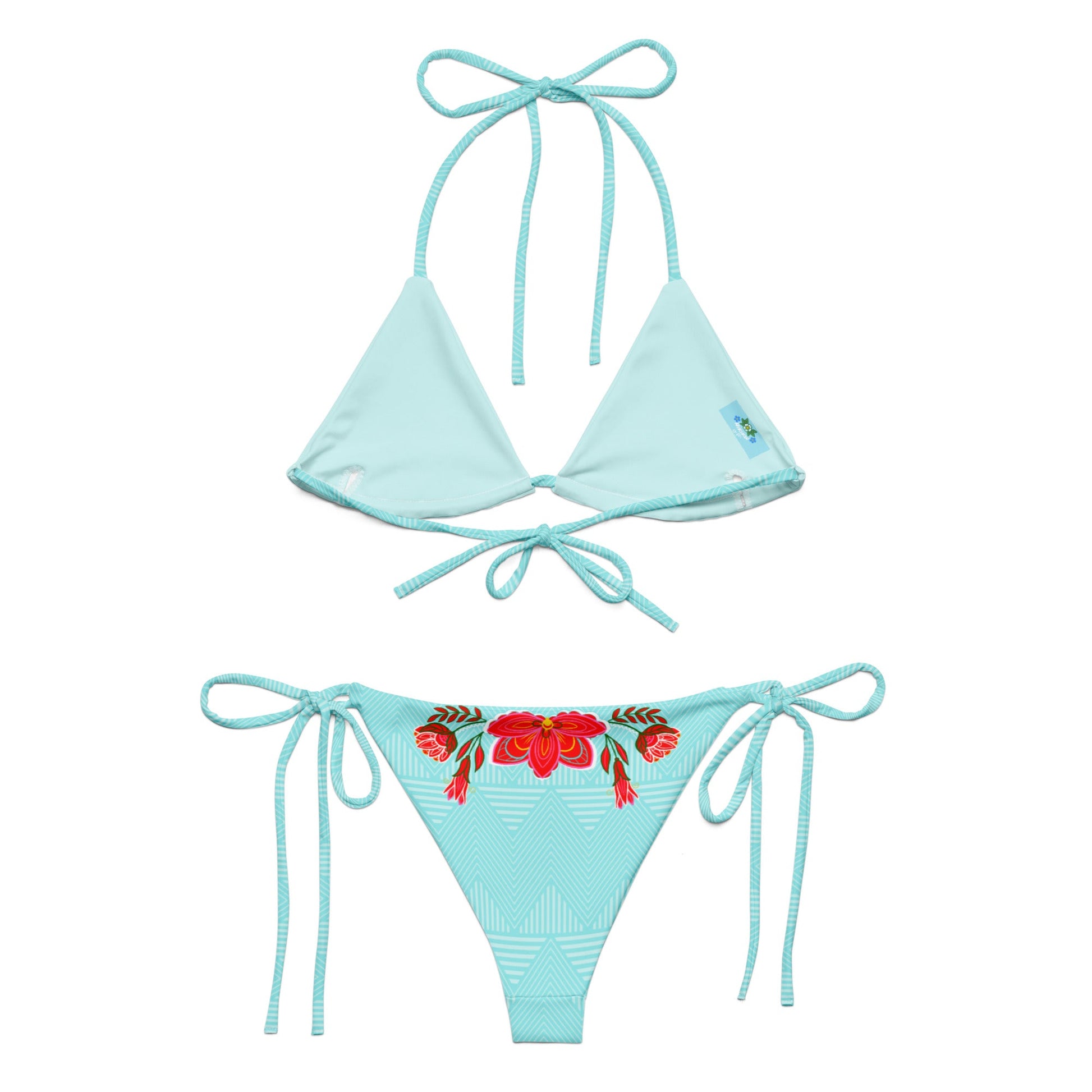 Tropical Baddie recycled string bikini - Nikikw Designs