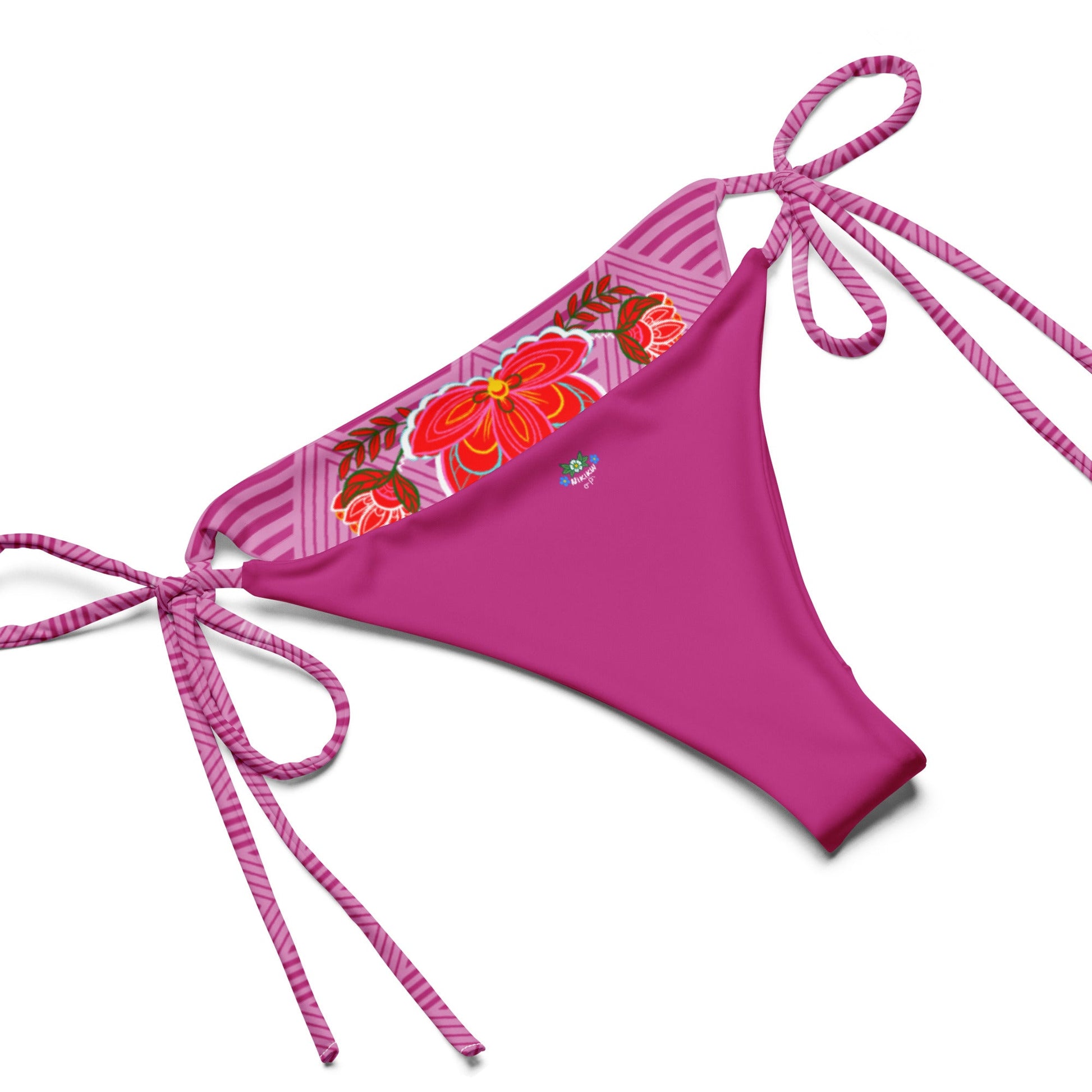 Tropical Baddie recycled string bikini - Nikikw Designs