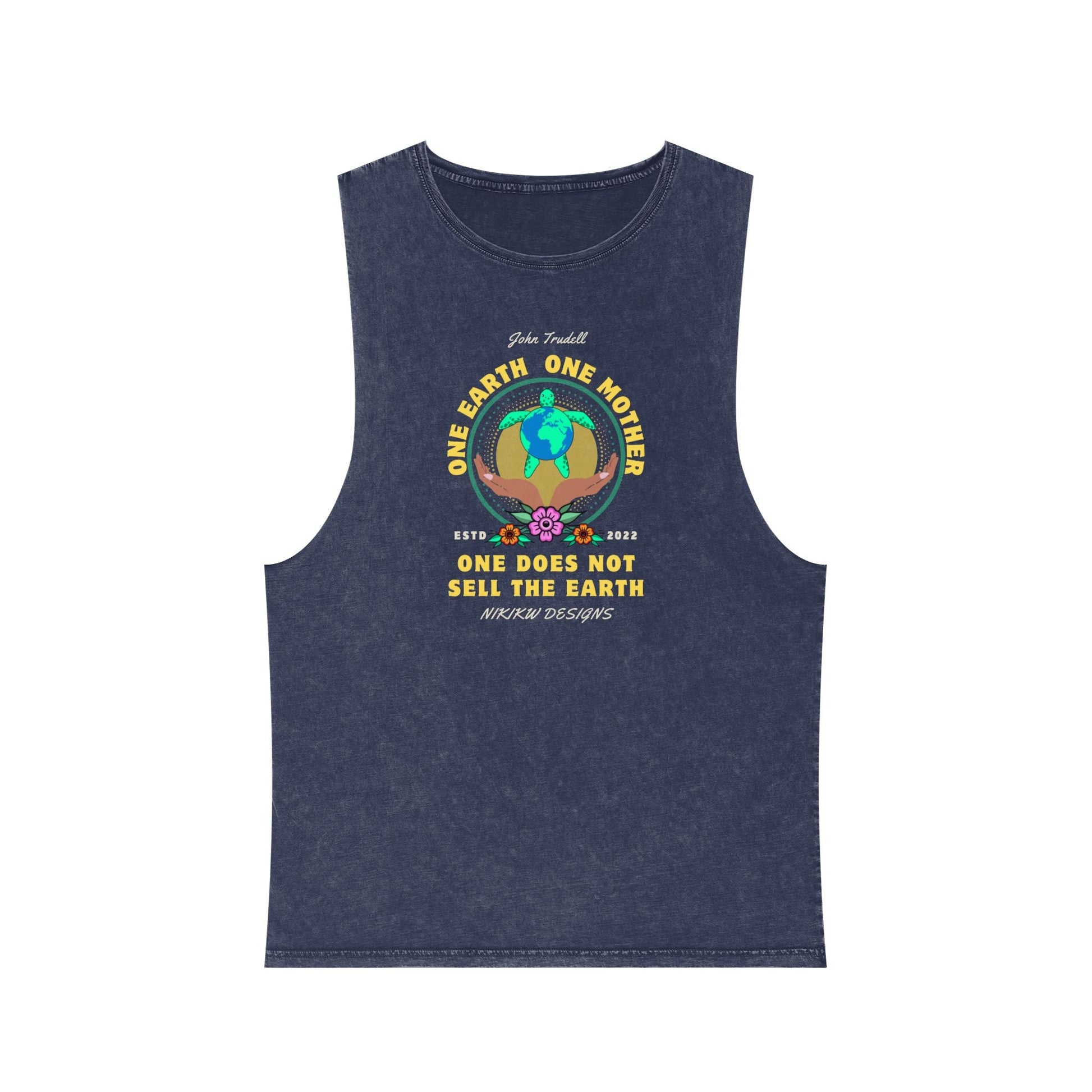 Turtle Island Stonewash Tank Top - Nikikw Designs