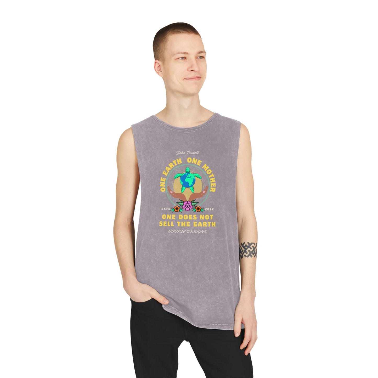 Turtle Island Stonewash Tank Top - Nikikw Designs