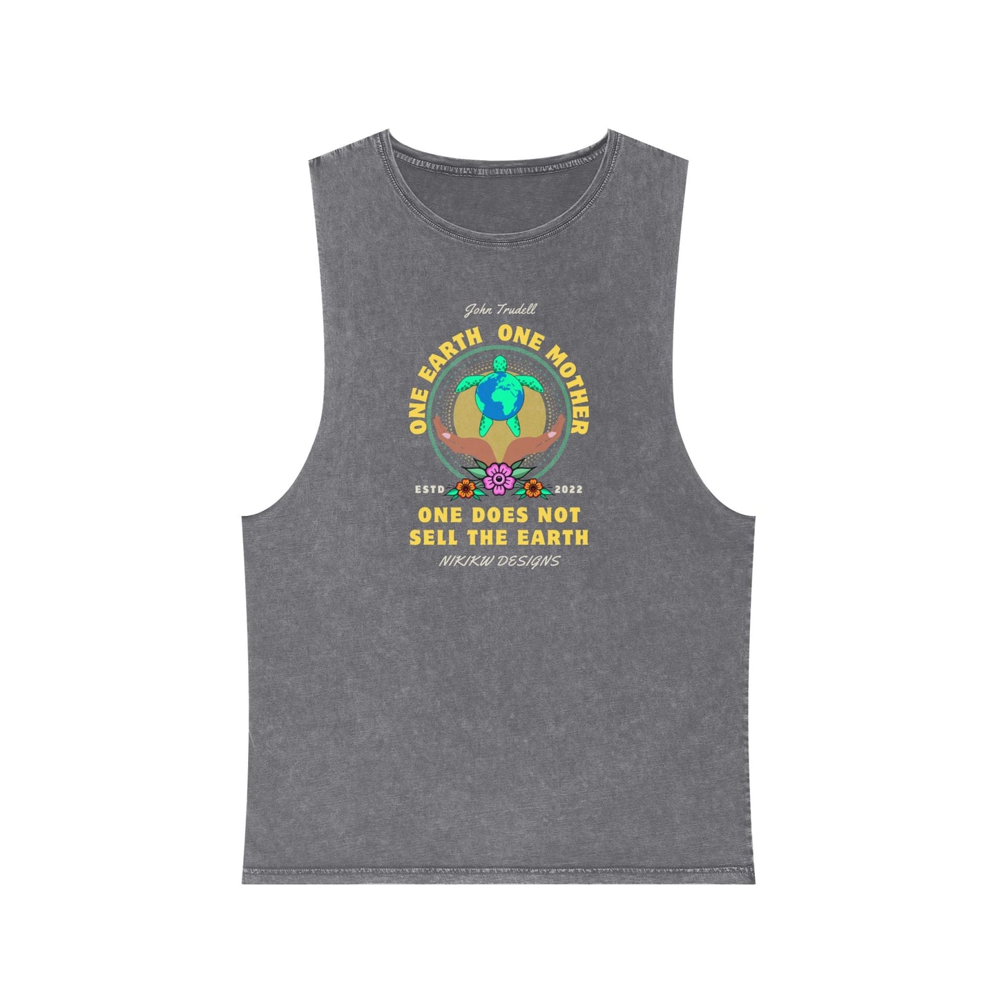 Turtle Island Stonewash Tank Top - Nikikw Designs