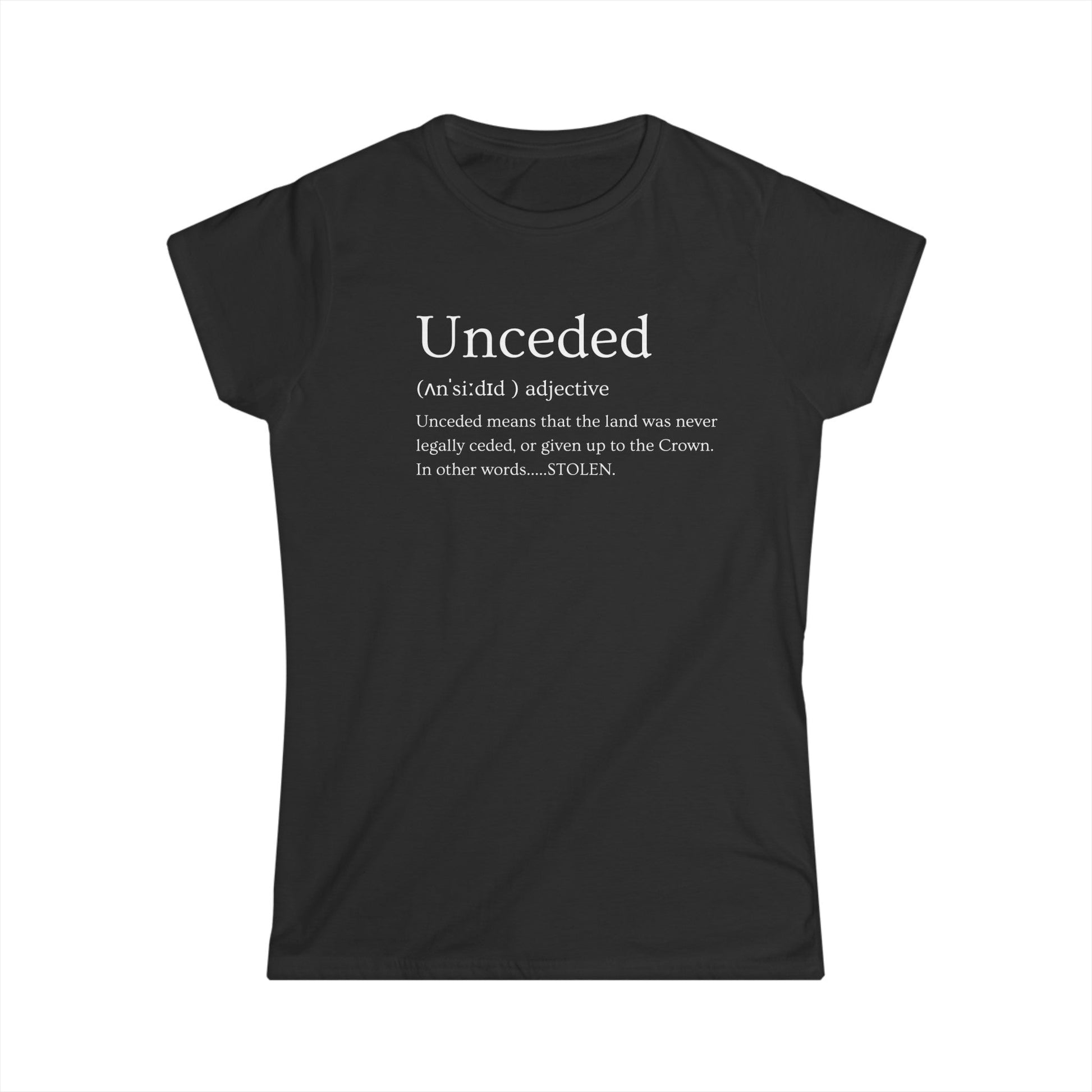 Unceded Softstyle Tee - Nikikw Designs