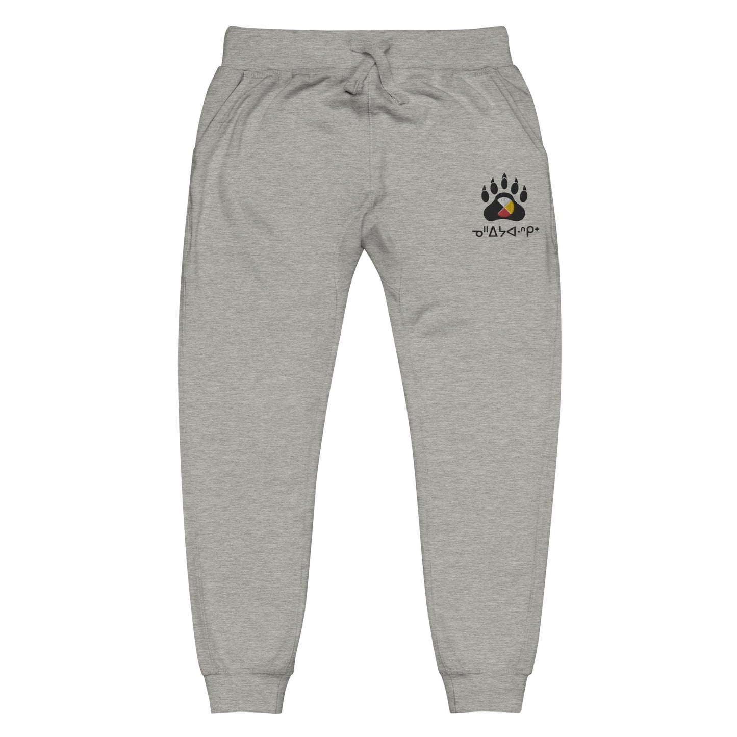 Unisex fleece Paw Medicine Wheel Directions sweatpants - Nikikw Designs