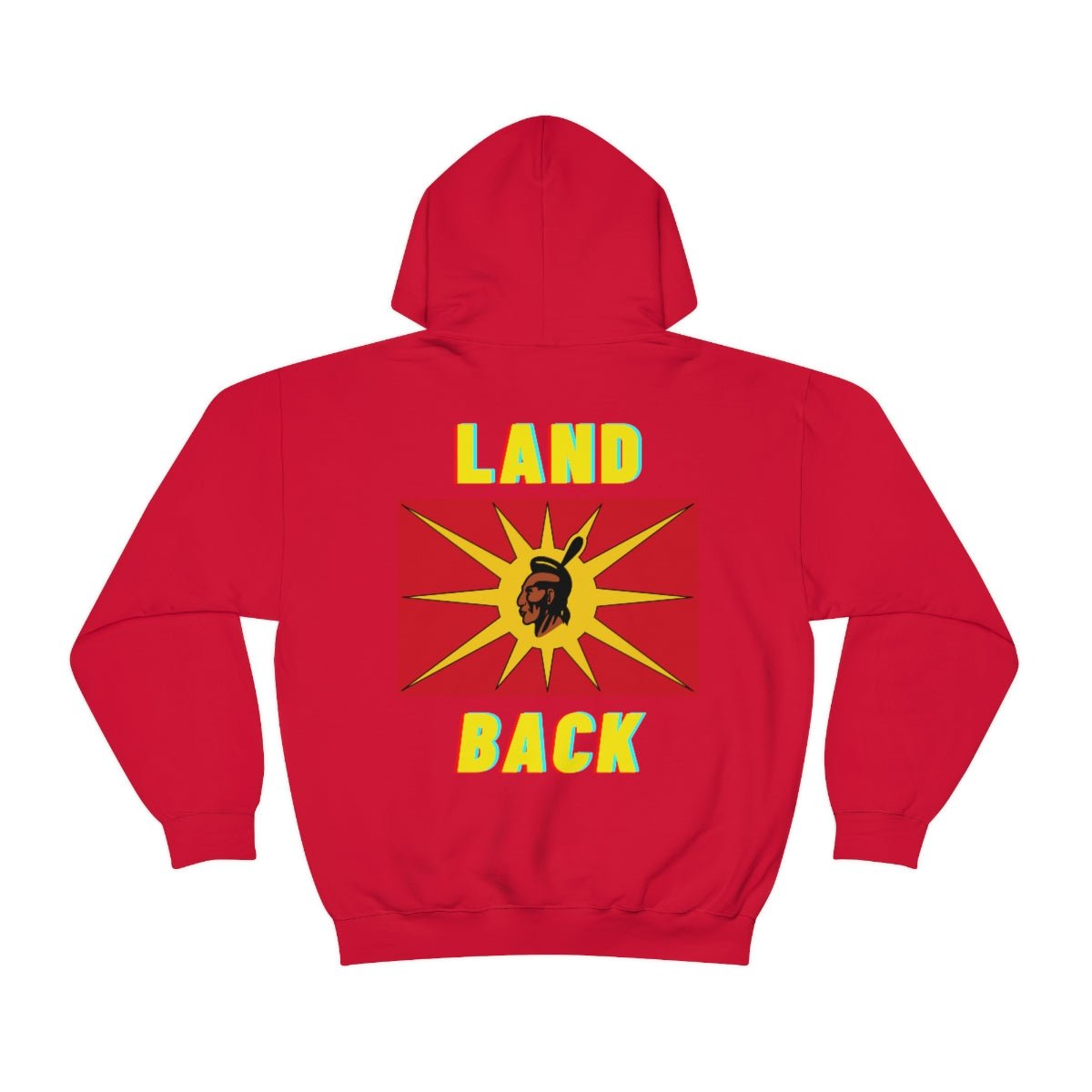 Unisex Land Back Hooded Sweatshirt - Nikikw Designs