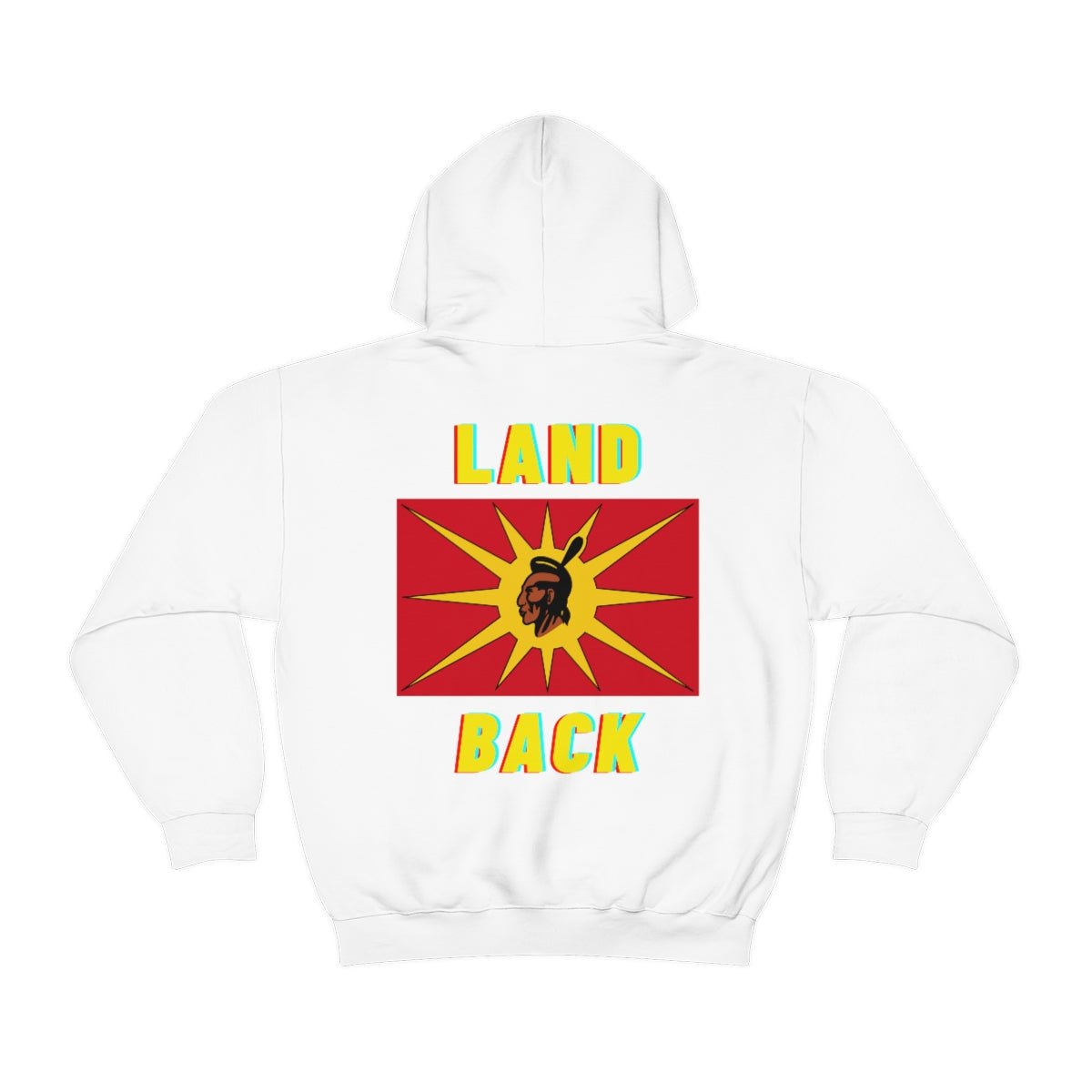 Unisex Land Back Hooded Sweatshirt - Nikikw Designs