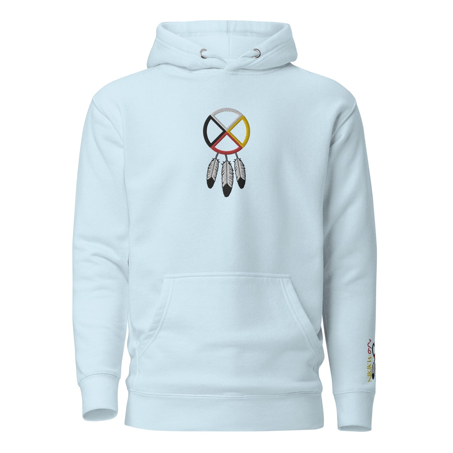 Unisex Medicine Wheel Premium Hoodie - Nikikw Designs