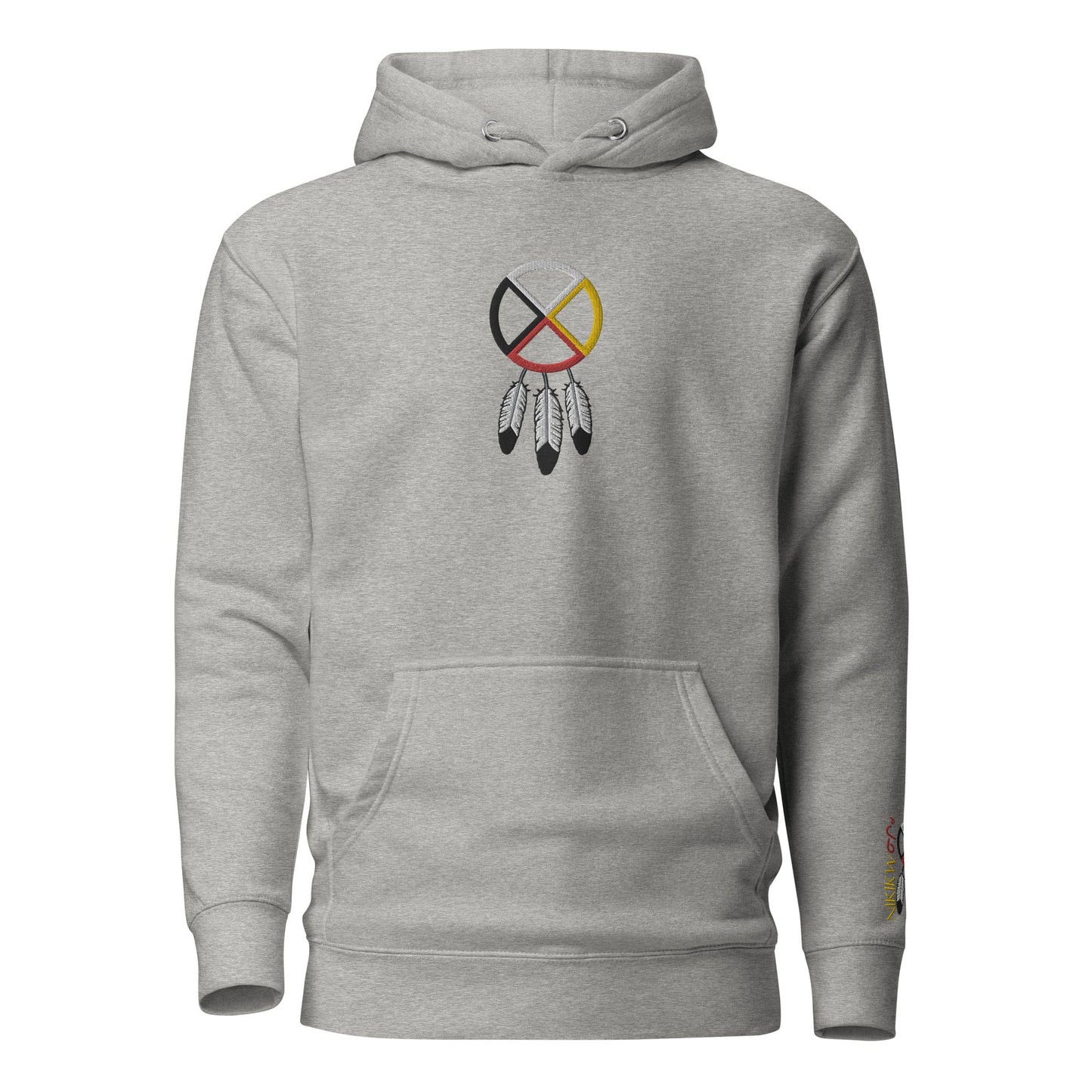 Unisex Medicine Wheel Premium Hoodie - Nikikw Designs