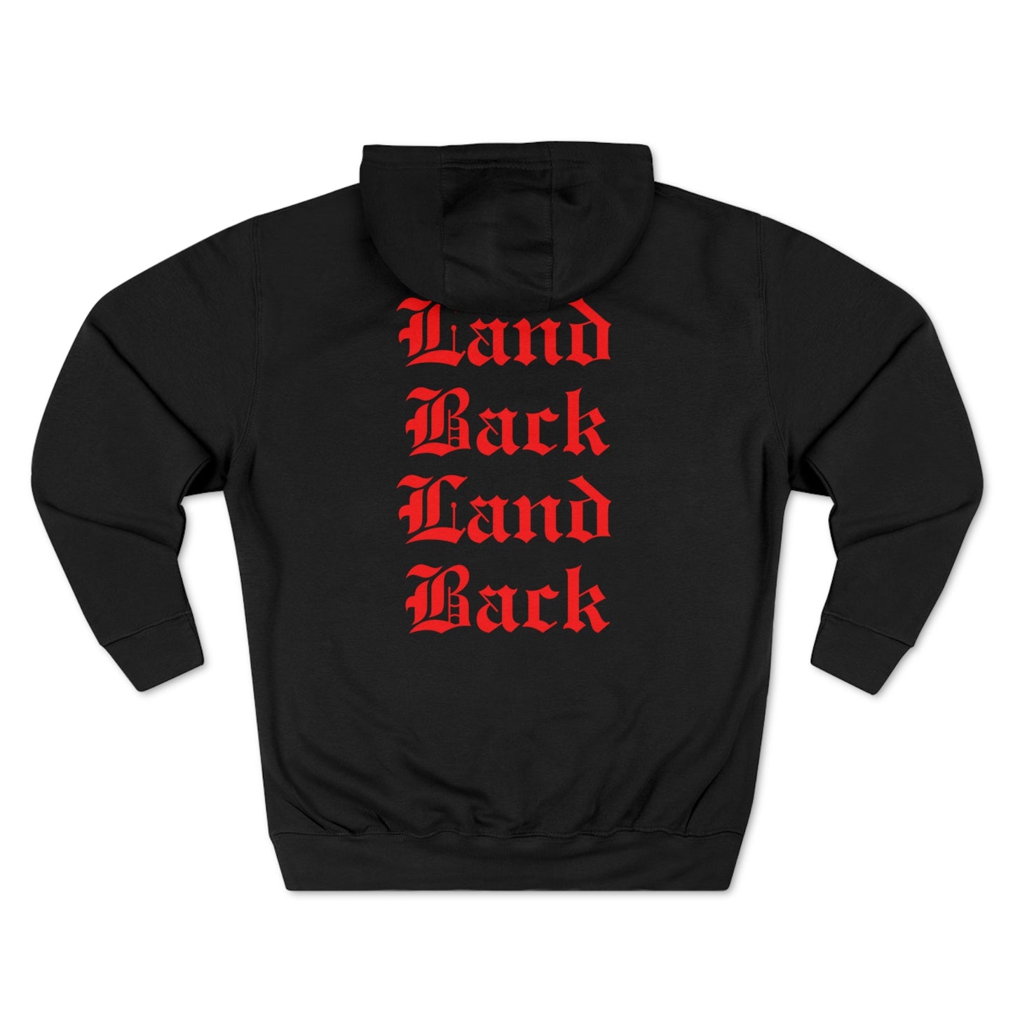 Unisex Premium Pullover Hoodie Land Back - Nikikw Designs