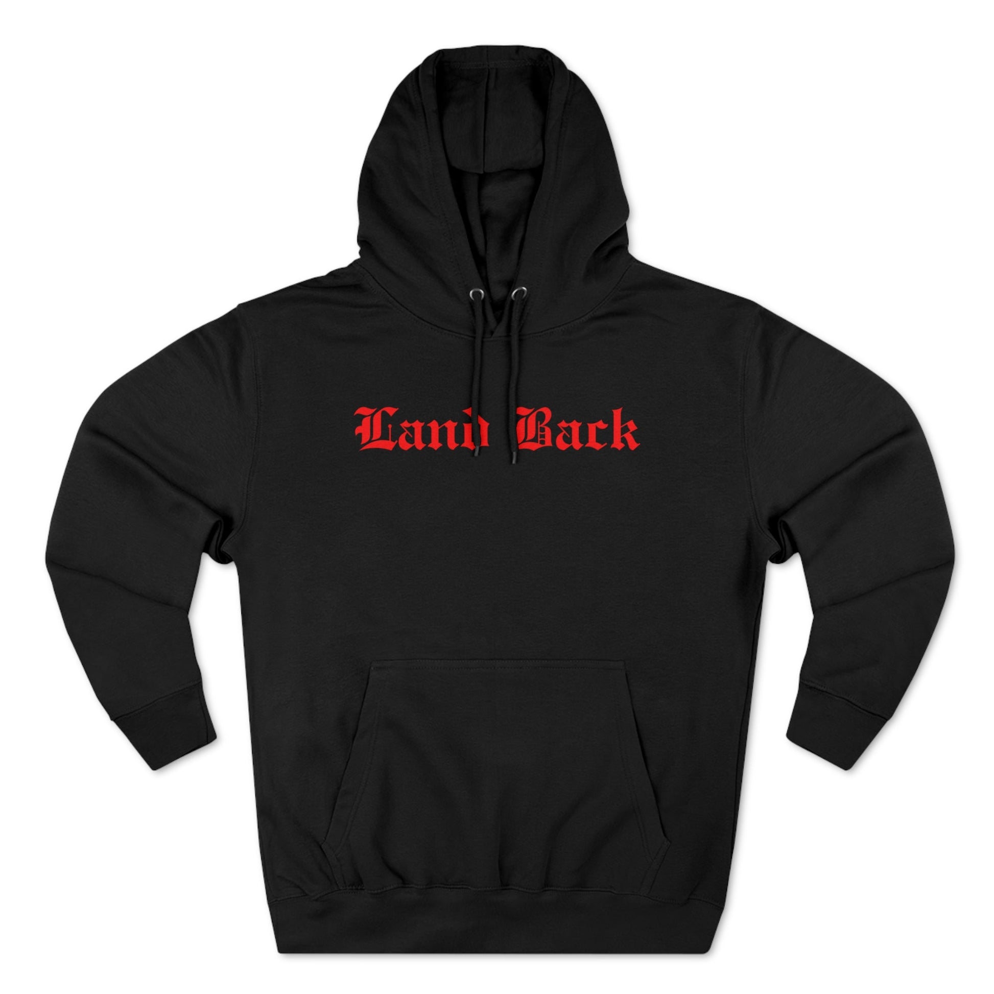 Unisex Premium Pullover Hoodie Land Back - Nikikw Designs