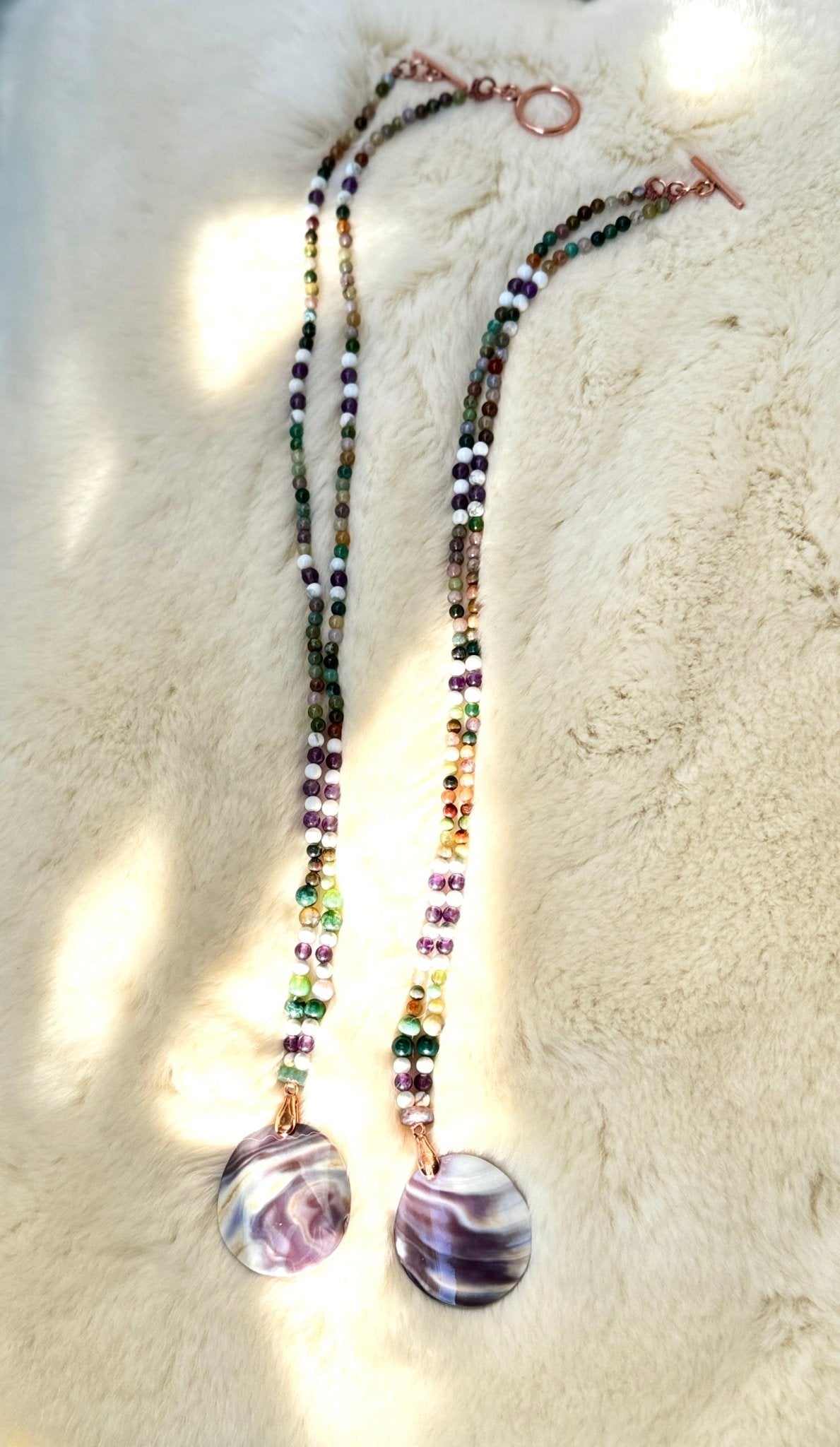 Wampum Necklace - Nikikw Designs