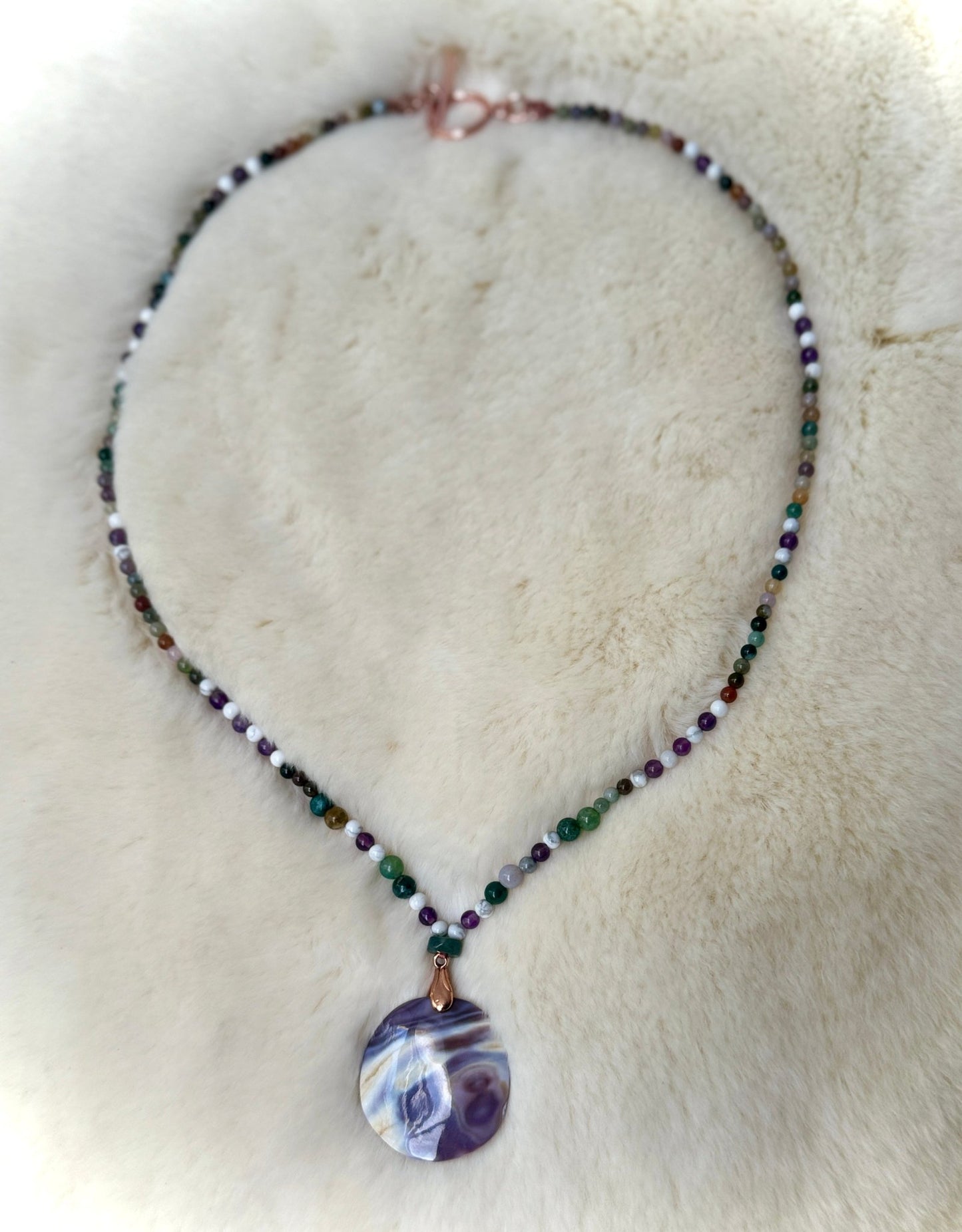 Wampum Necklace - Nikikw Designs