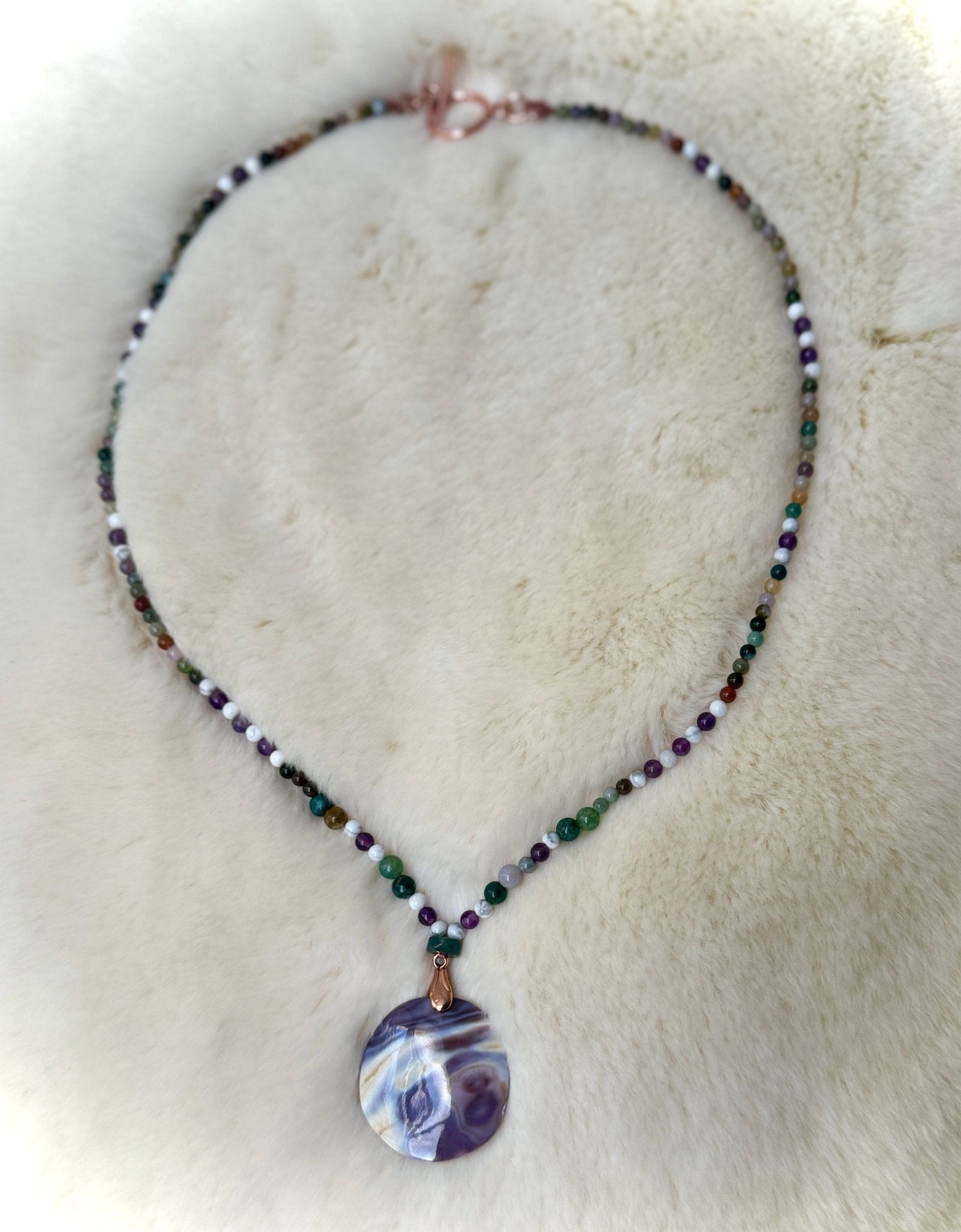 Wampum Necklace - Nikikw Designs