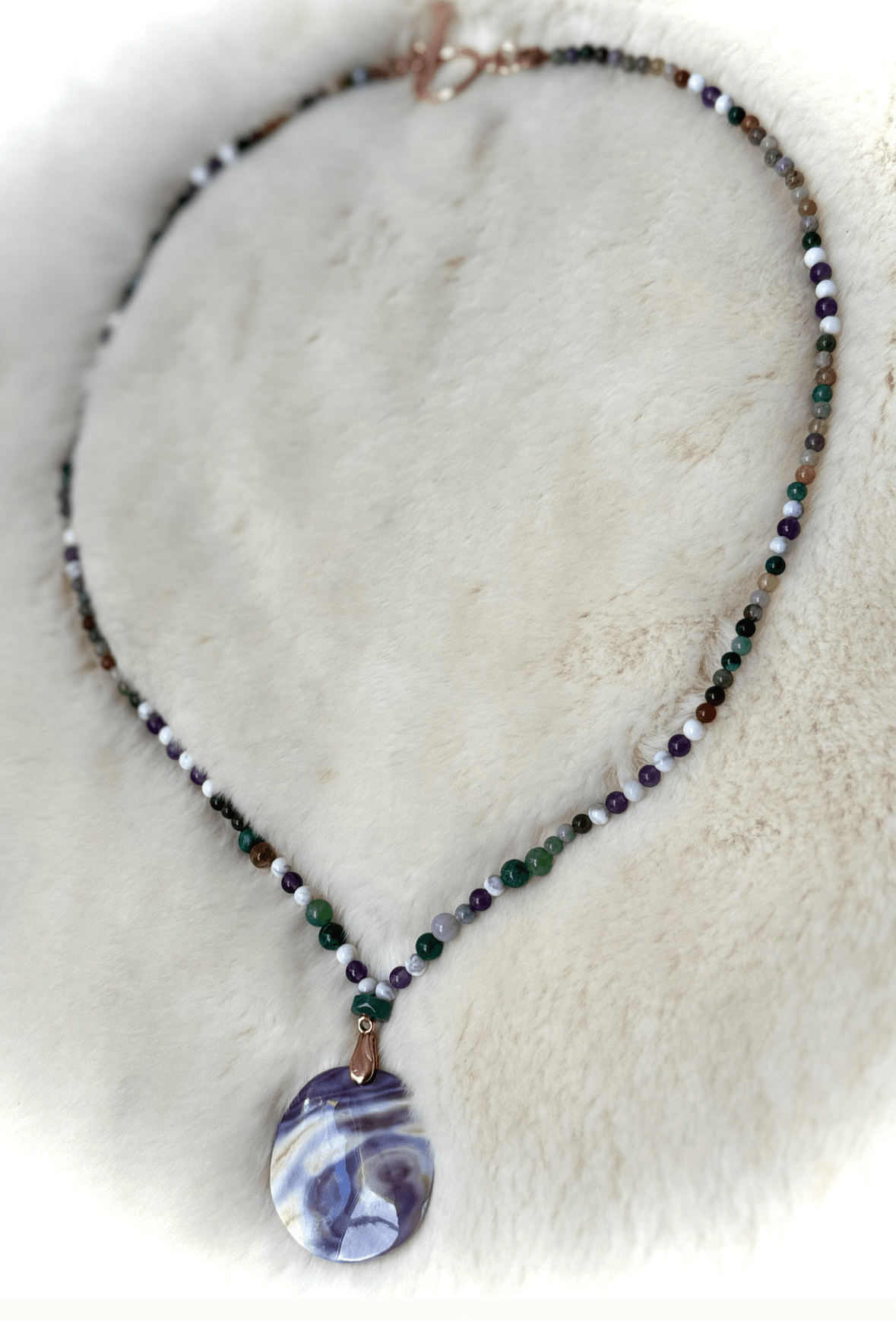 Wampum Necklace - Nikikw Designs