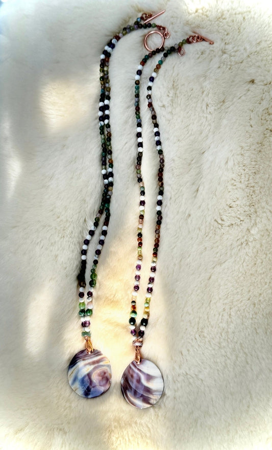 Wampum Necklace - Nikikw Designs