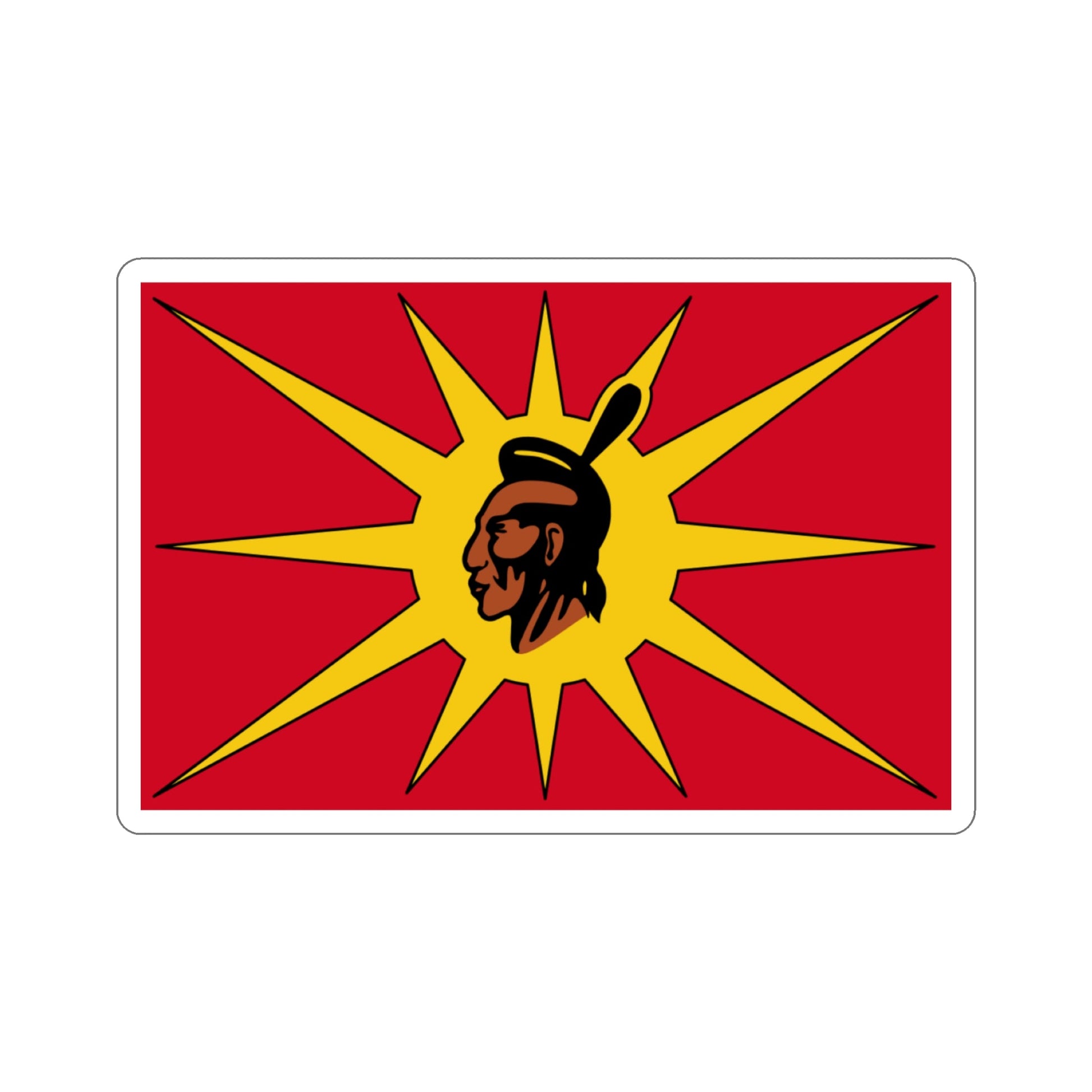 Warrior Flag Stickers - Nikikw Designs