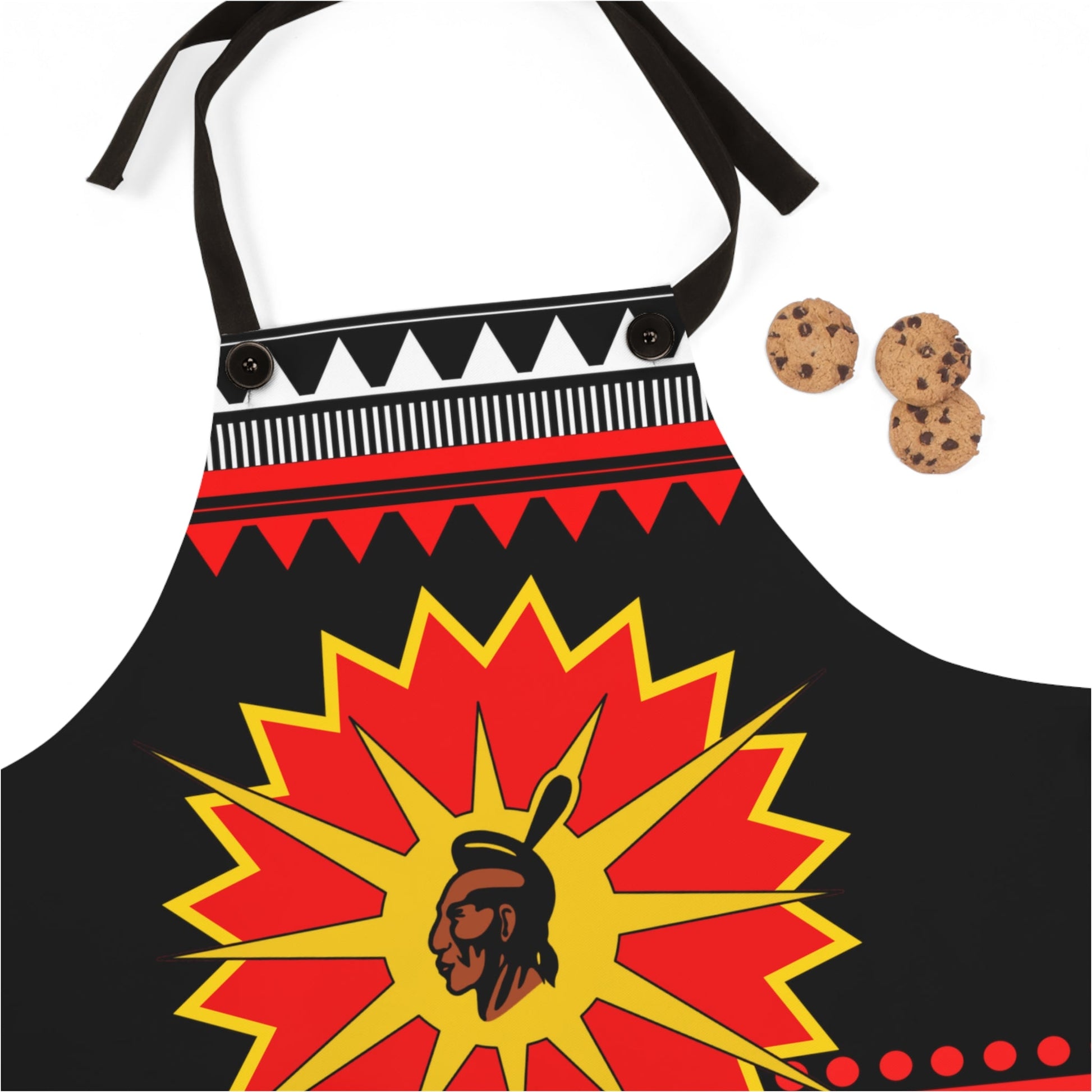 Warrior Native Indigenous Apron - Nikikw Designs