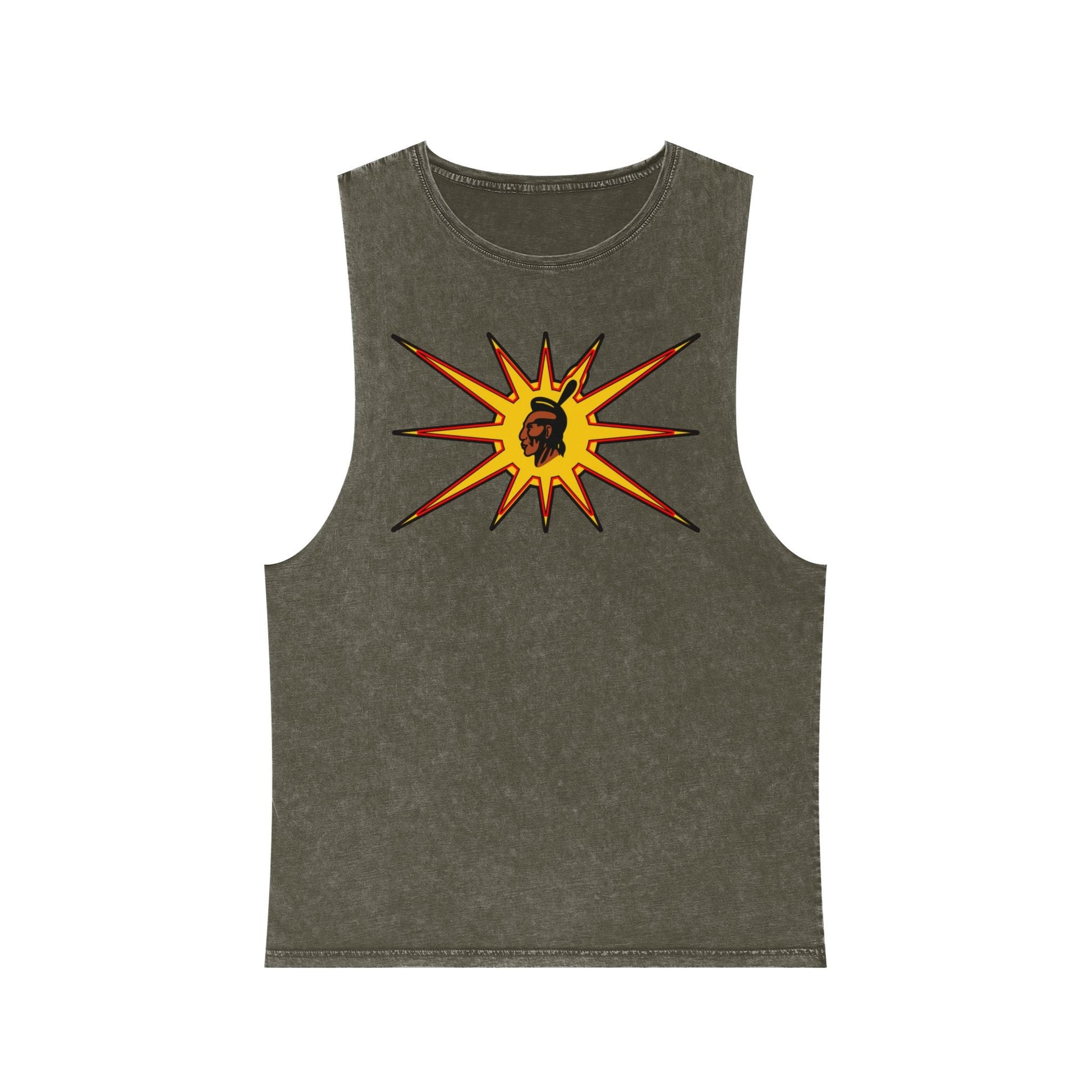 Warrior Stonewash Tank Top - Nikikw Designs