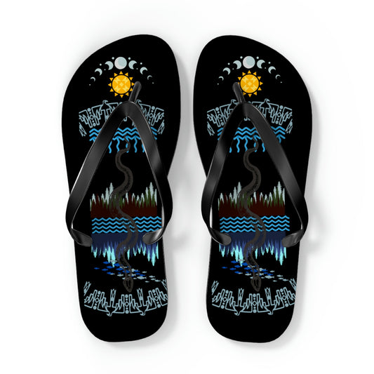 Water is Life Flip Flops - Nikikw Designs