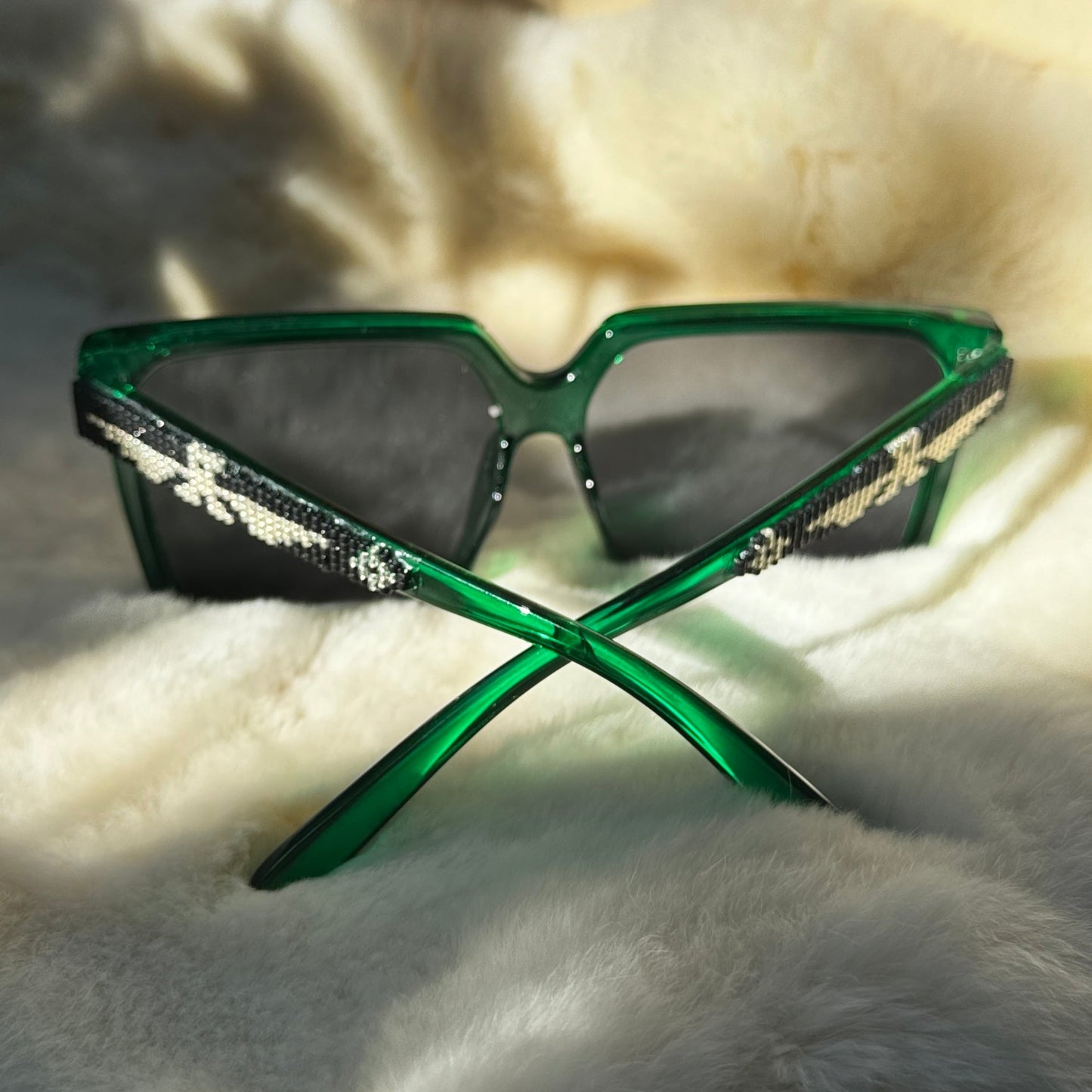 West Coast Thunderbird Beaded Sunglasses - Nikikw Designs