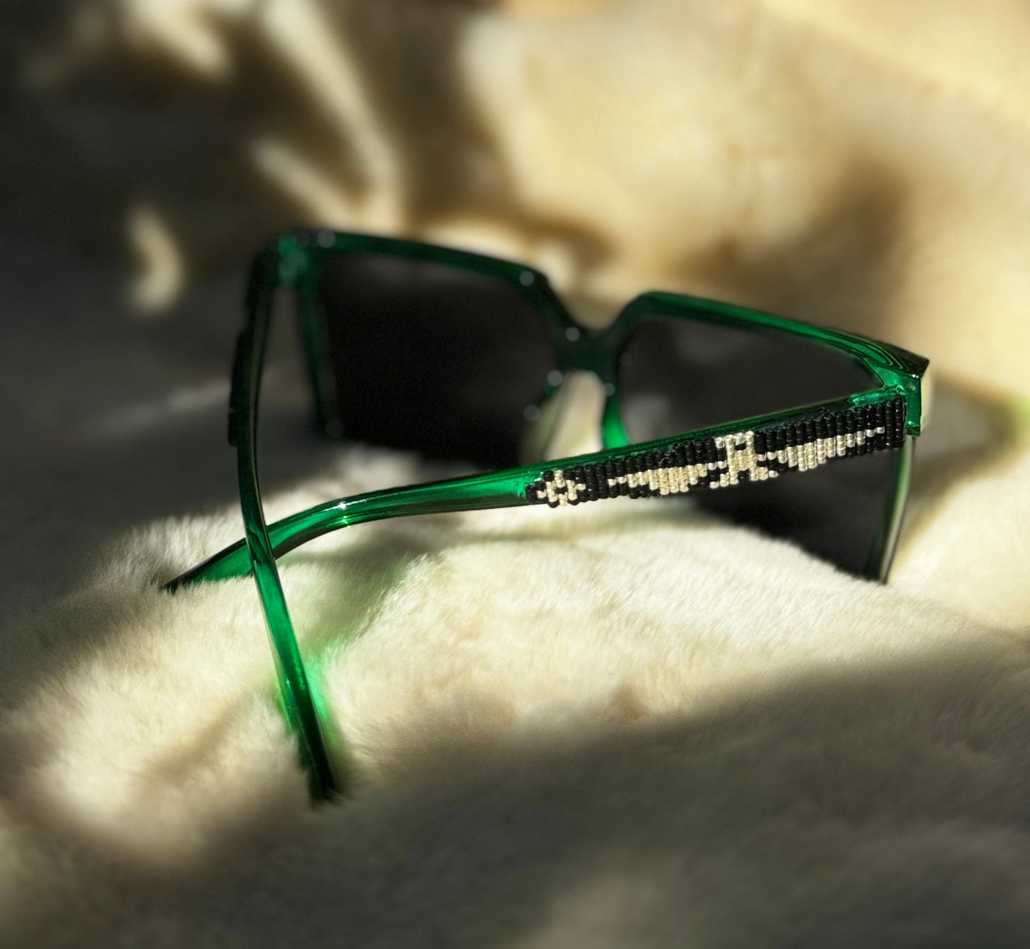 West Coast Thunderbird Beaded Sunglasses - Nikikw Designs